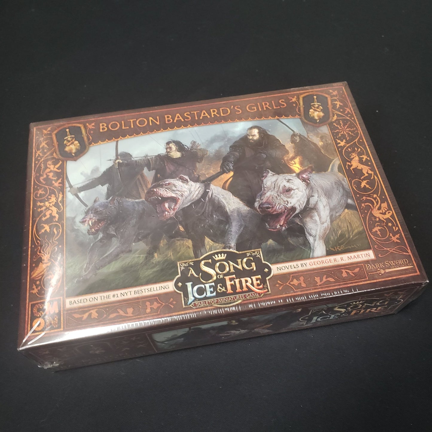 Image shows the front cover of the box for the Bolton Bastard's Girls expansion from the A Song of Ice & Fire Miniatures Game
