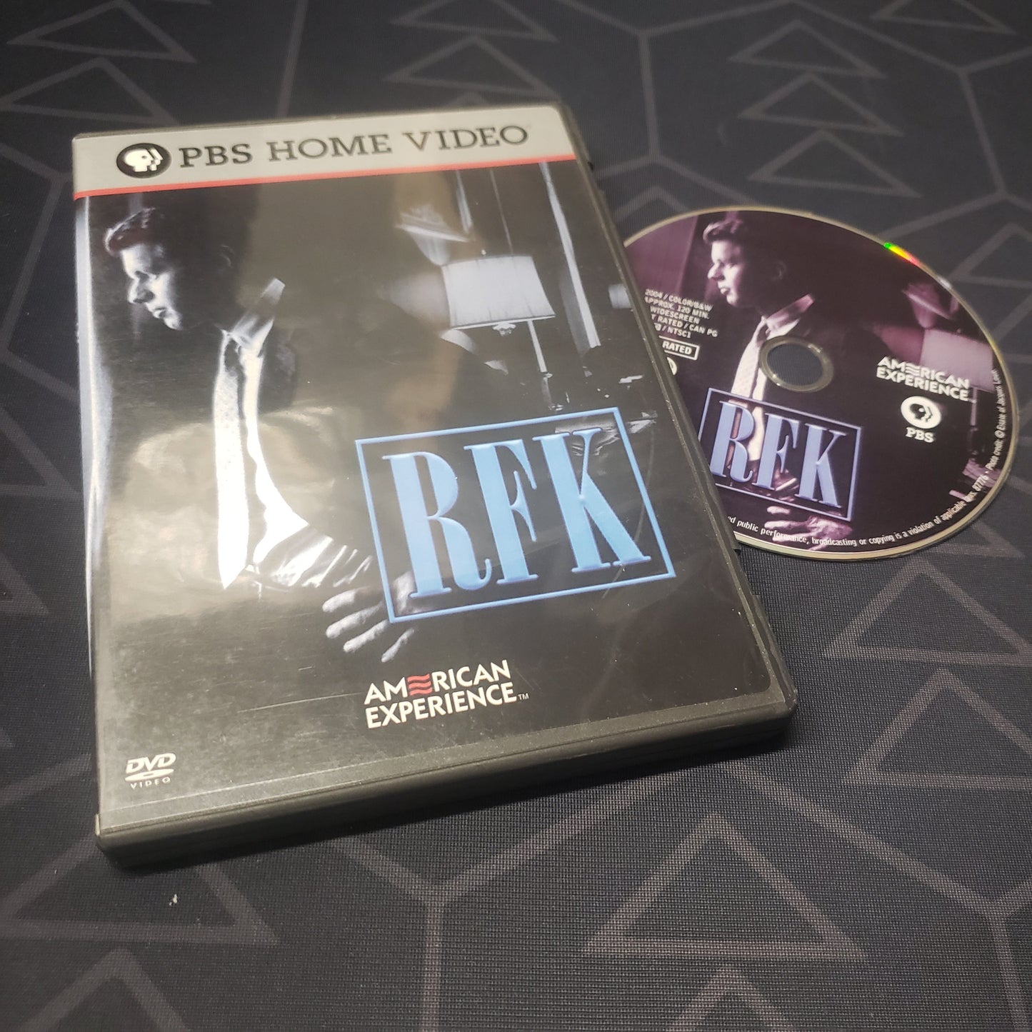 Image shows the case & disc for the RFK episode of the TV series American Experience on DVD