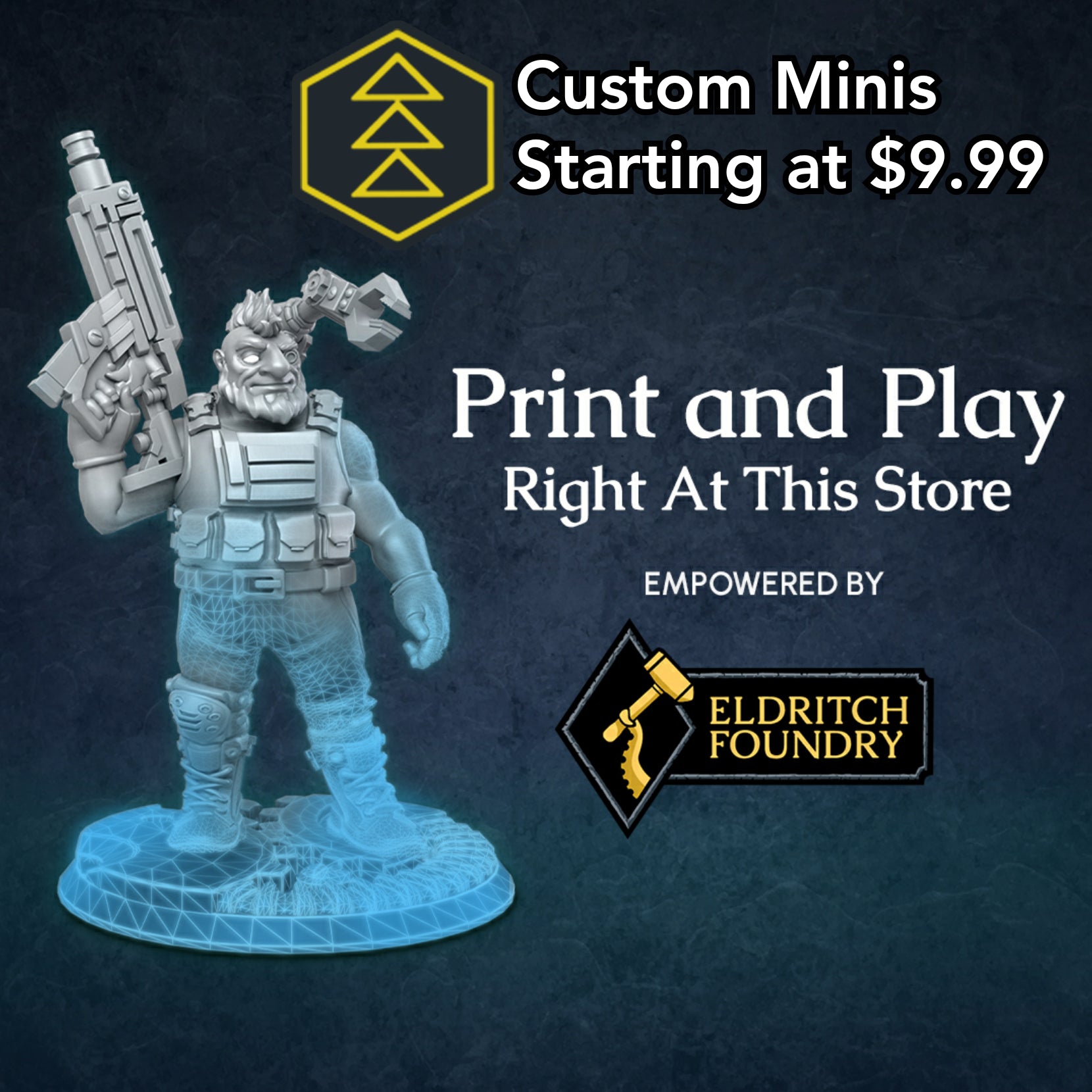 Eldritch Foundry Custom Miniature – All Systems Go Games