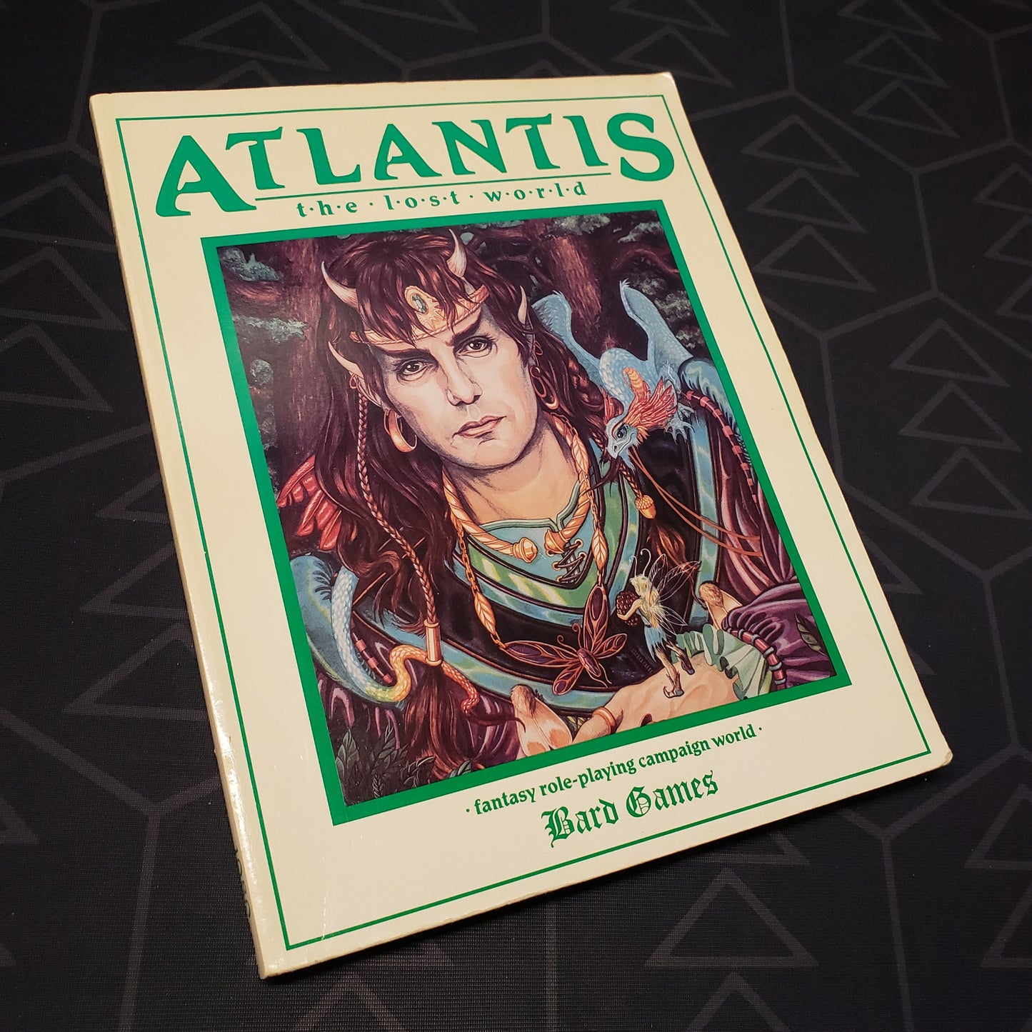 Image shows the front cover of the Atlantis: The Lost World roleplaying game book
