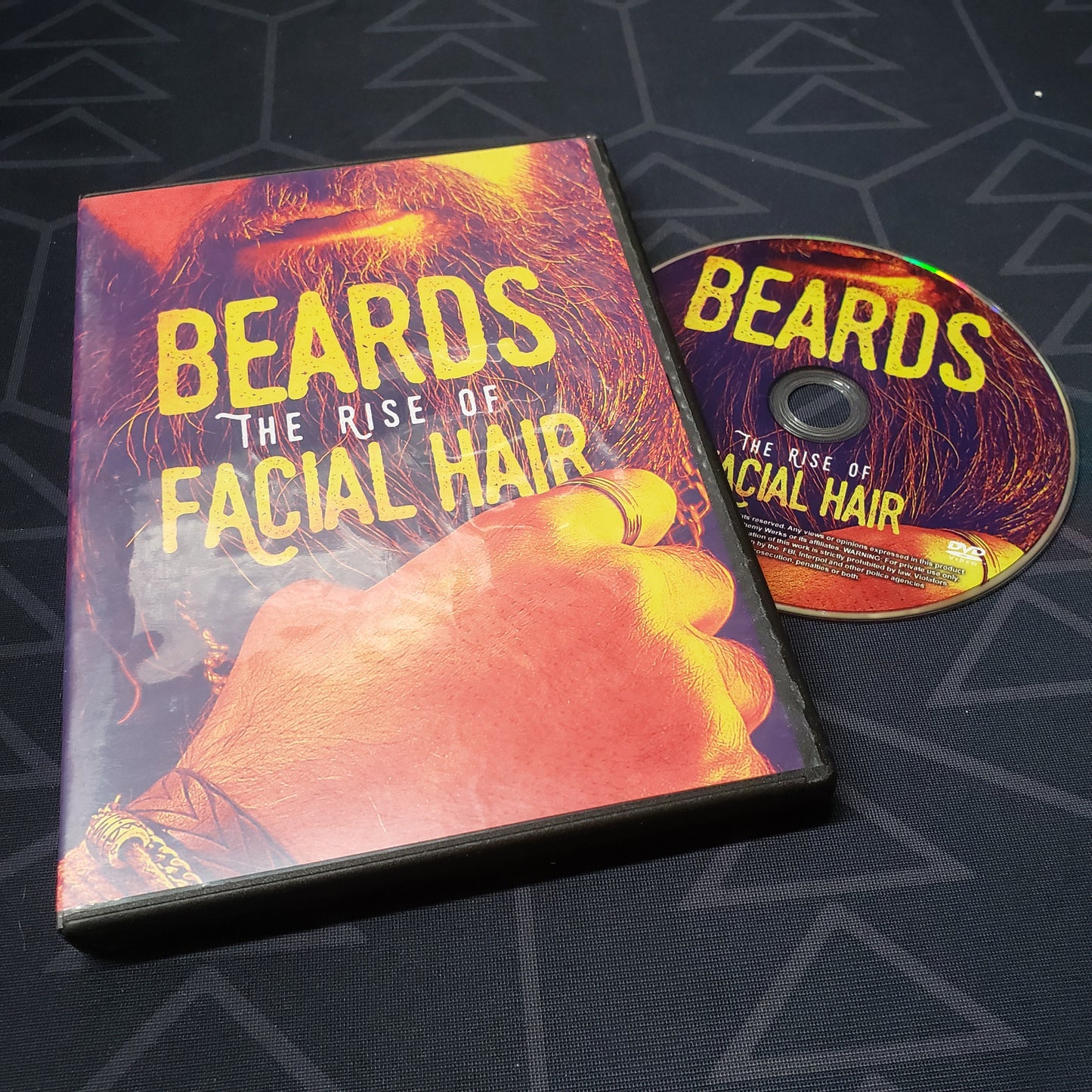 Image shows the case & disc for the movie Beards: The Rise of Facial Hair on DVD