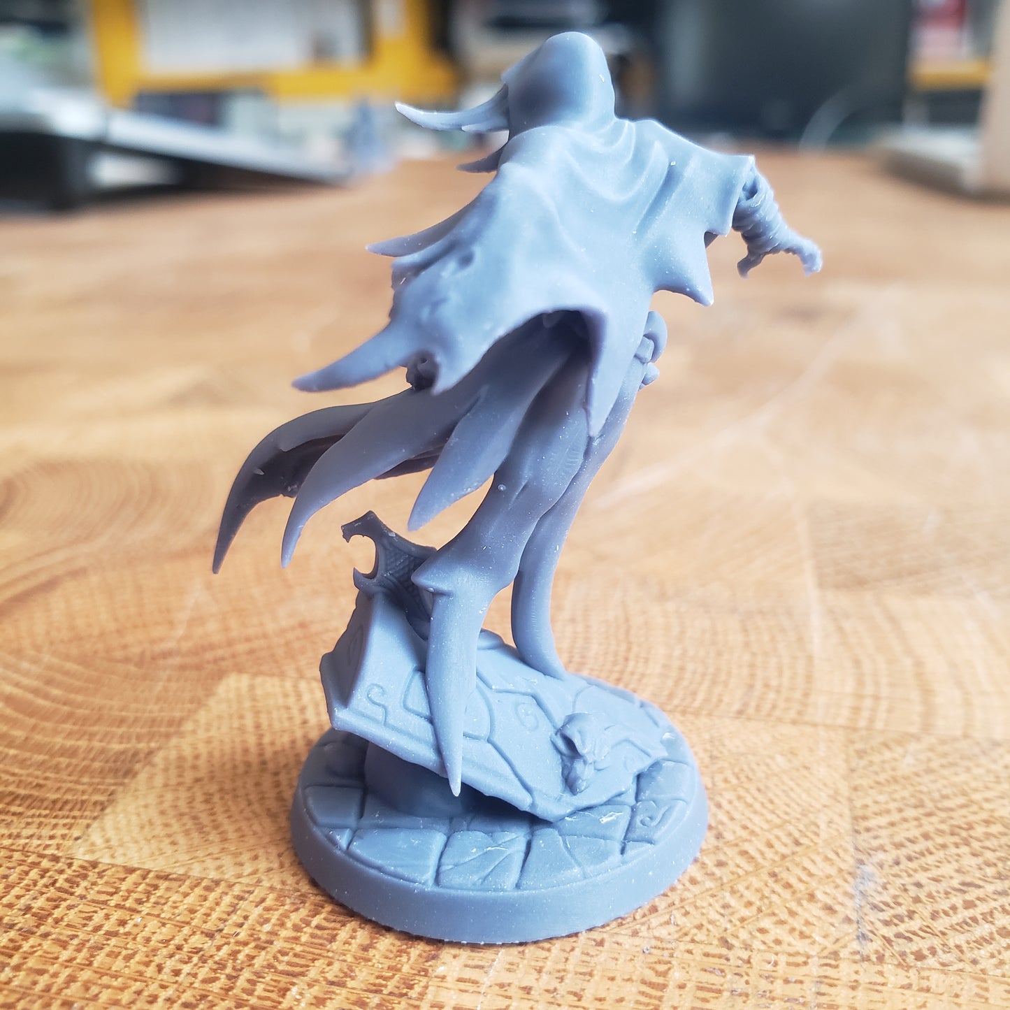 Image is a photo of a 3D printed flying wight gaming miniature printed in-house at All Systems Go