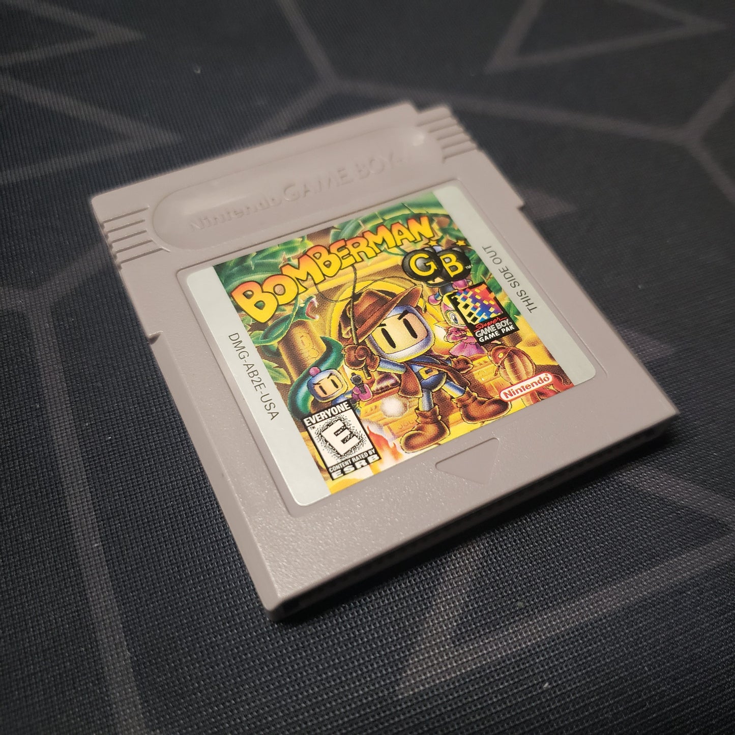 Image shows the front of the cartridge for the video game Bomberman GB for Nintendo Game Boy