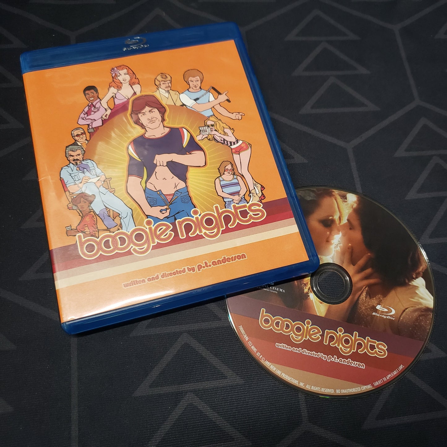 Image shows the case & disc for the movie Boogie Nights on Blu-Ray