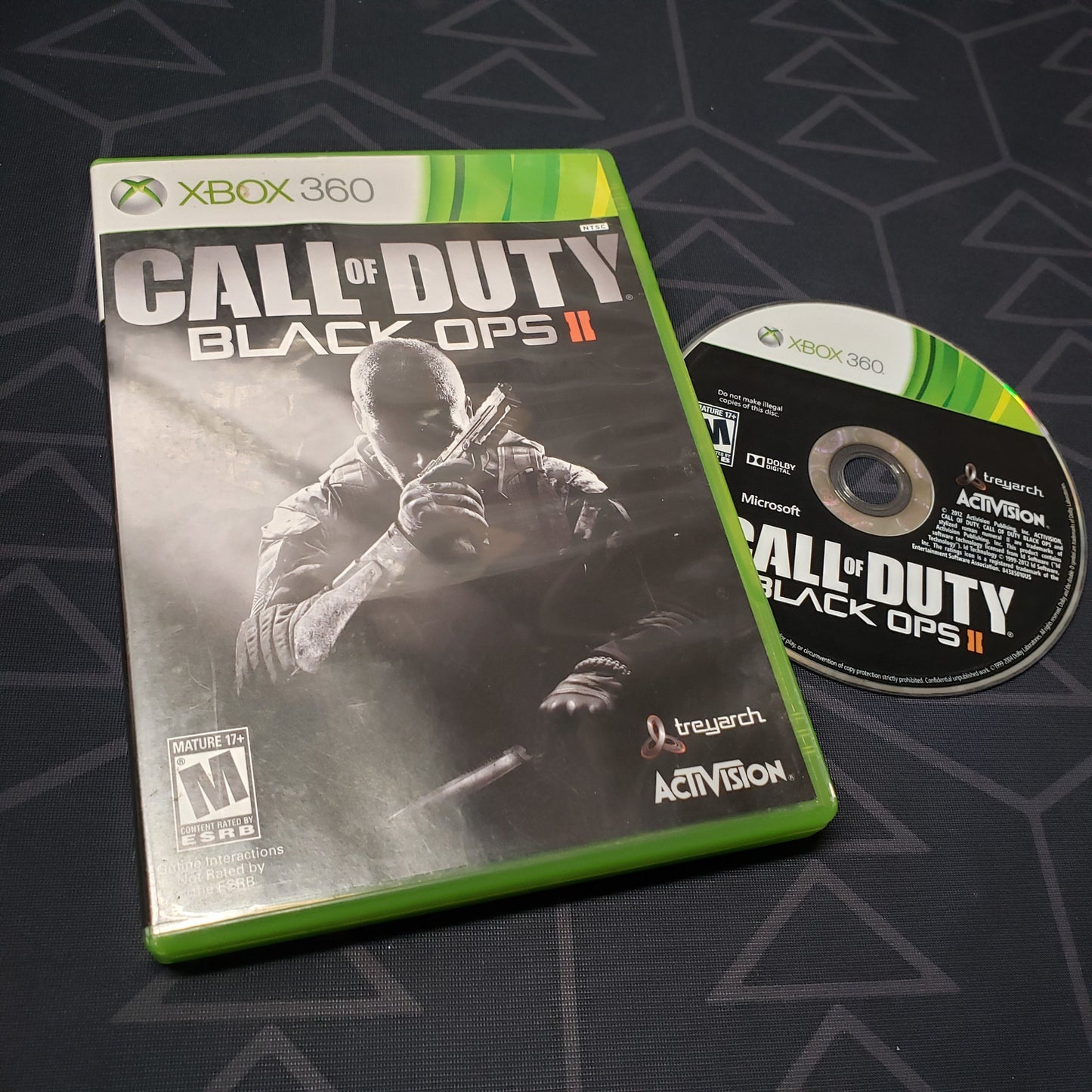 Image shows the case & disc for the video game Call of Duty: Black Ops II for Xbox 360