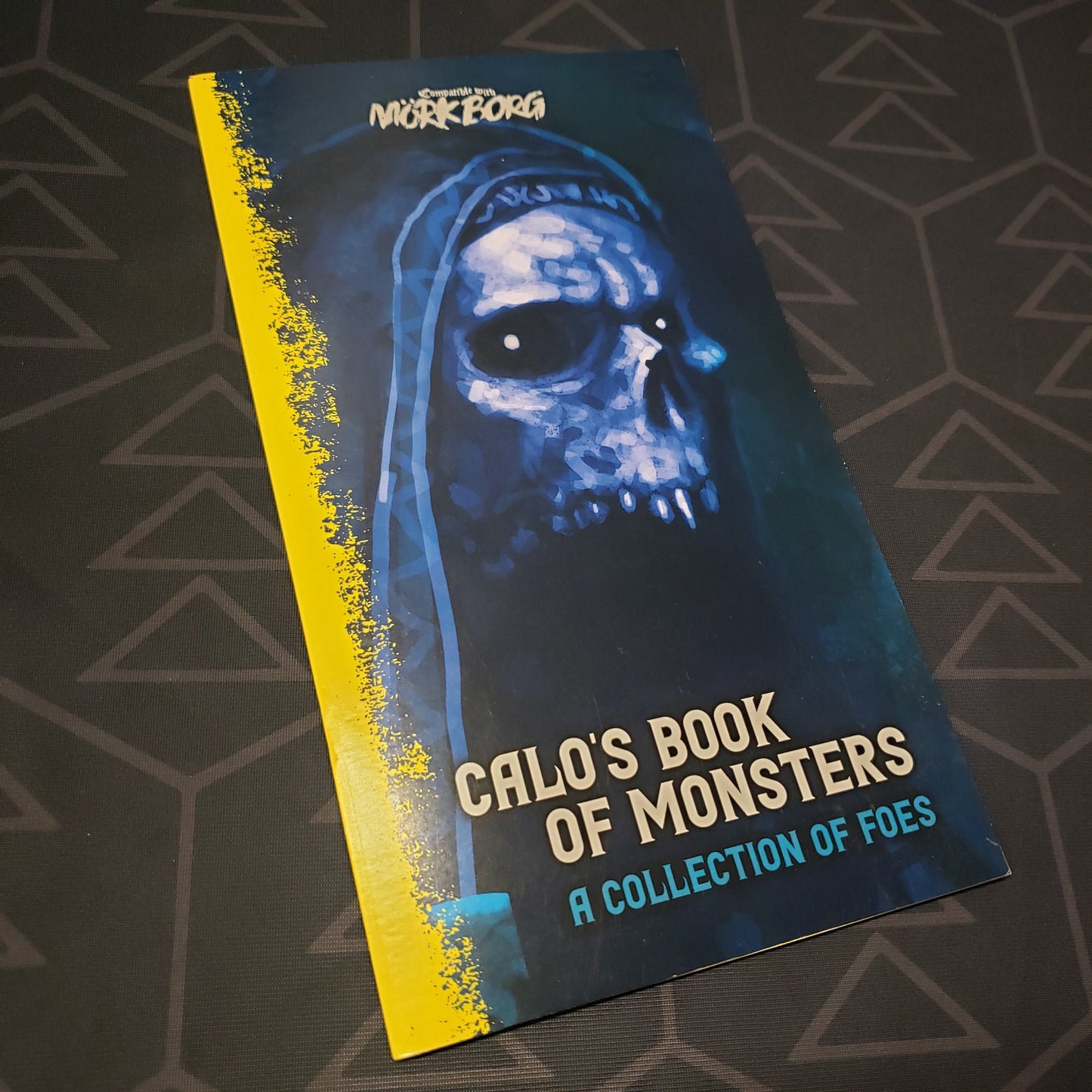 Image shows the front cover of the Calo's Book of Monsters roleplaying game book