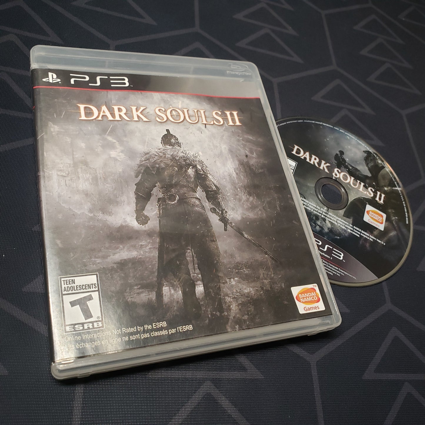 Image shows the case and disc for the video game Dark Souls II for Playstation 3