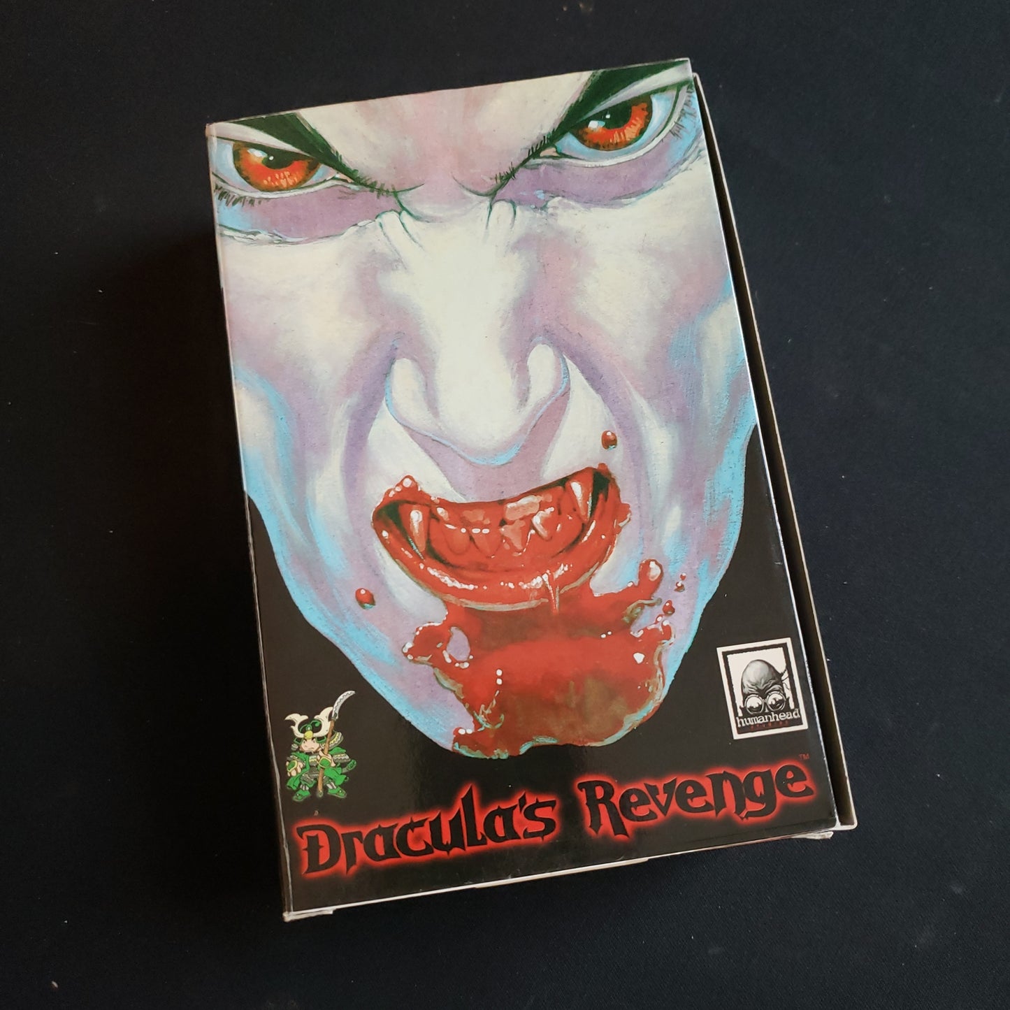 Image shows the front cover of the box of the Dracula's Revenge board game