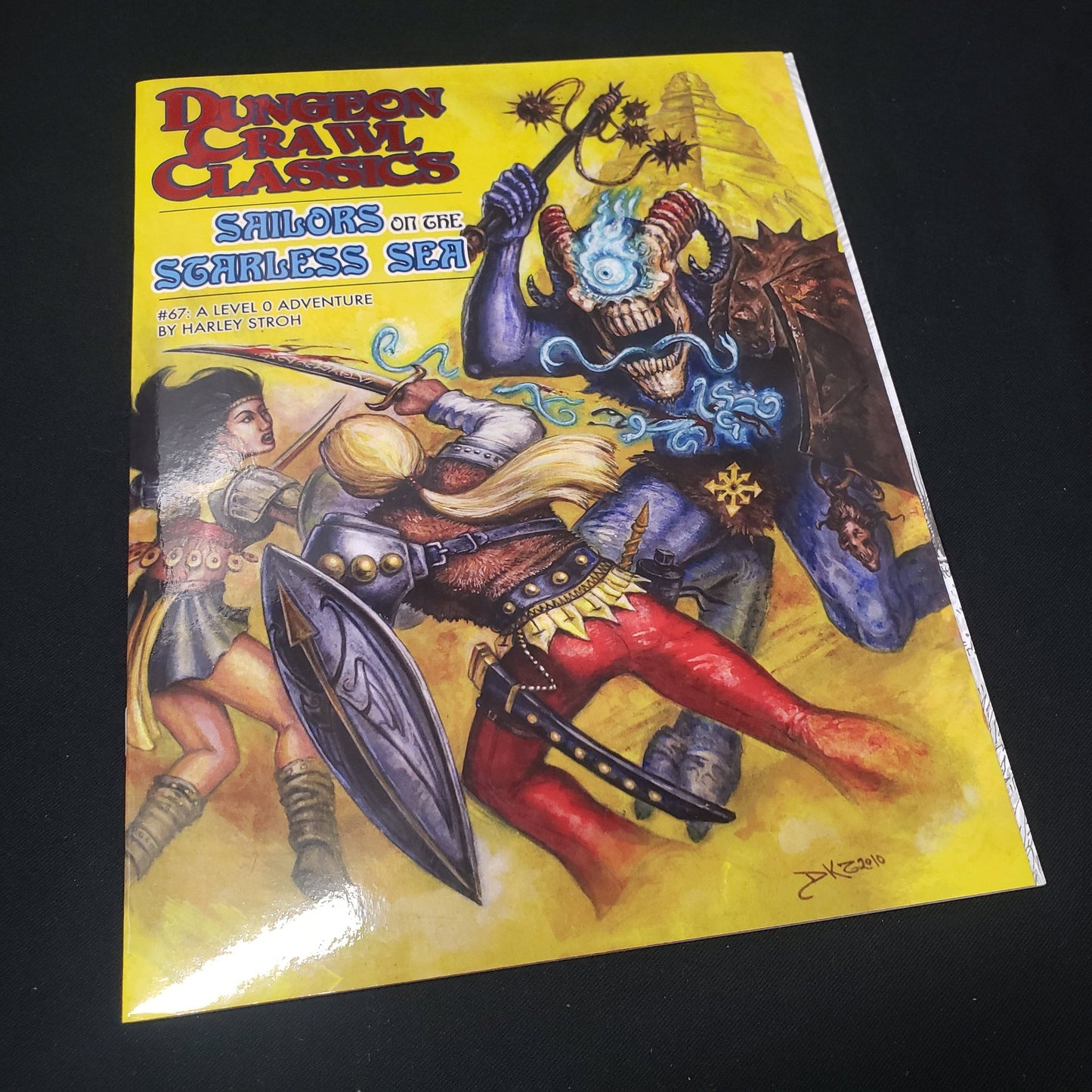 Image shows the front cover of the Sailors on the Starless Sea book for the roleplaying game Dungeon Crawl Classics