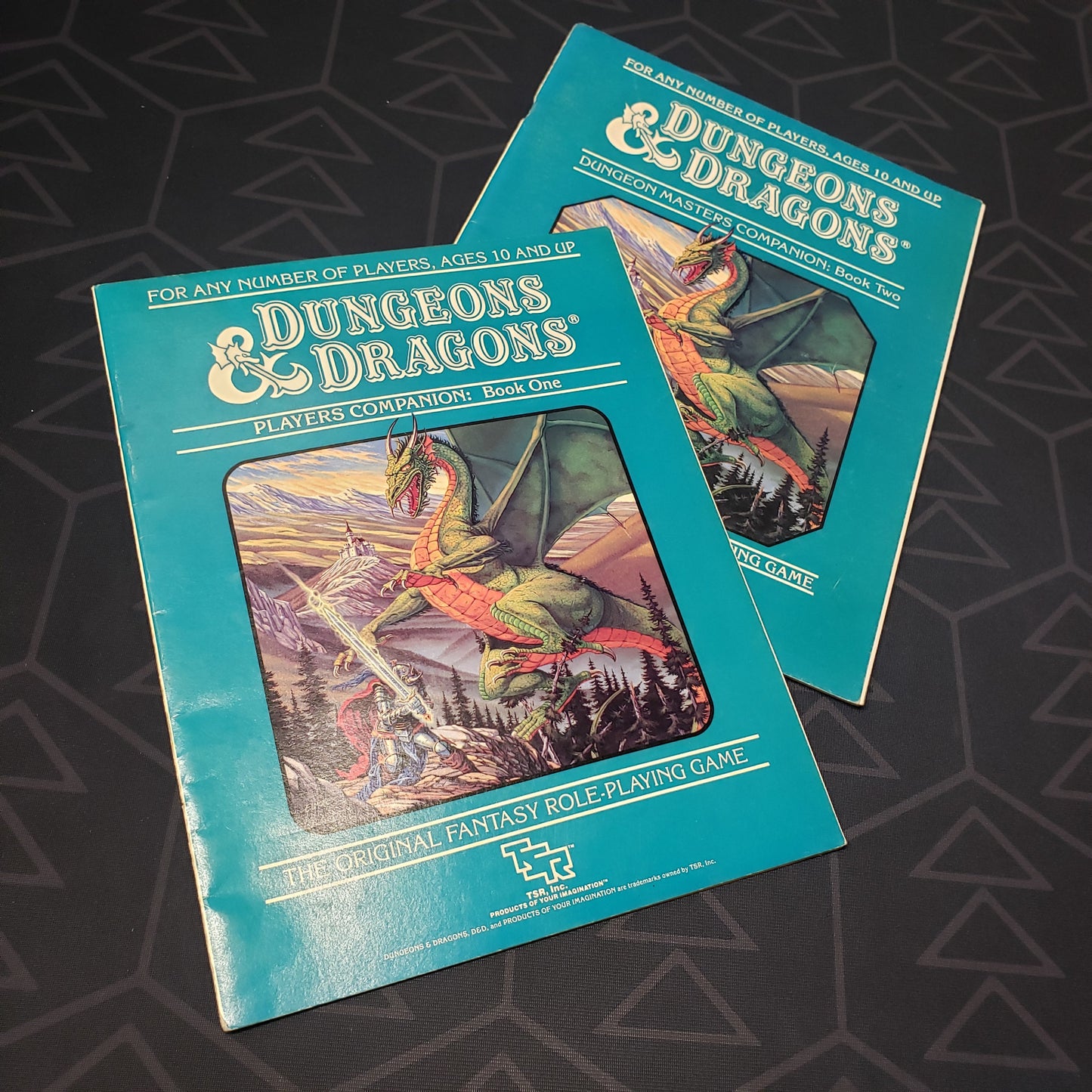 Image shows the front cover of both booklets from the Set 3: Companion Rules set for the roleplaying game Dungeons & Dragons 1E