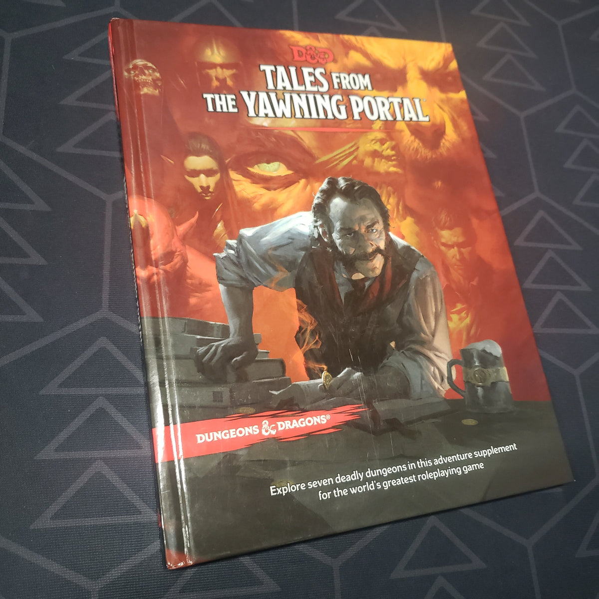 Image shows the front cover of the Tales from the Yawning Portal book for the roleplaying game Dungeons & Dragons 5E