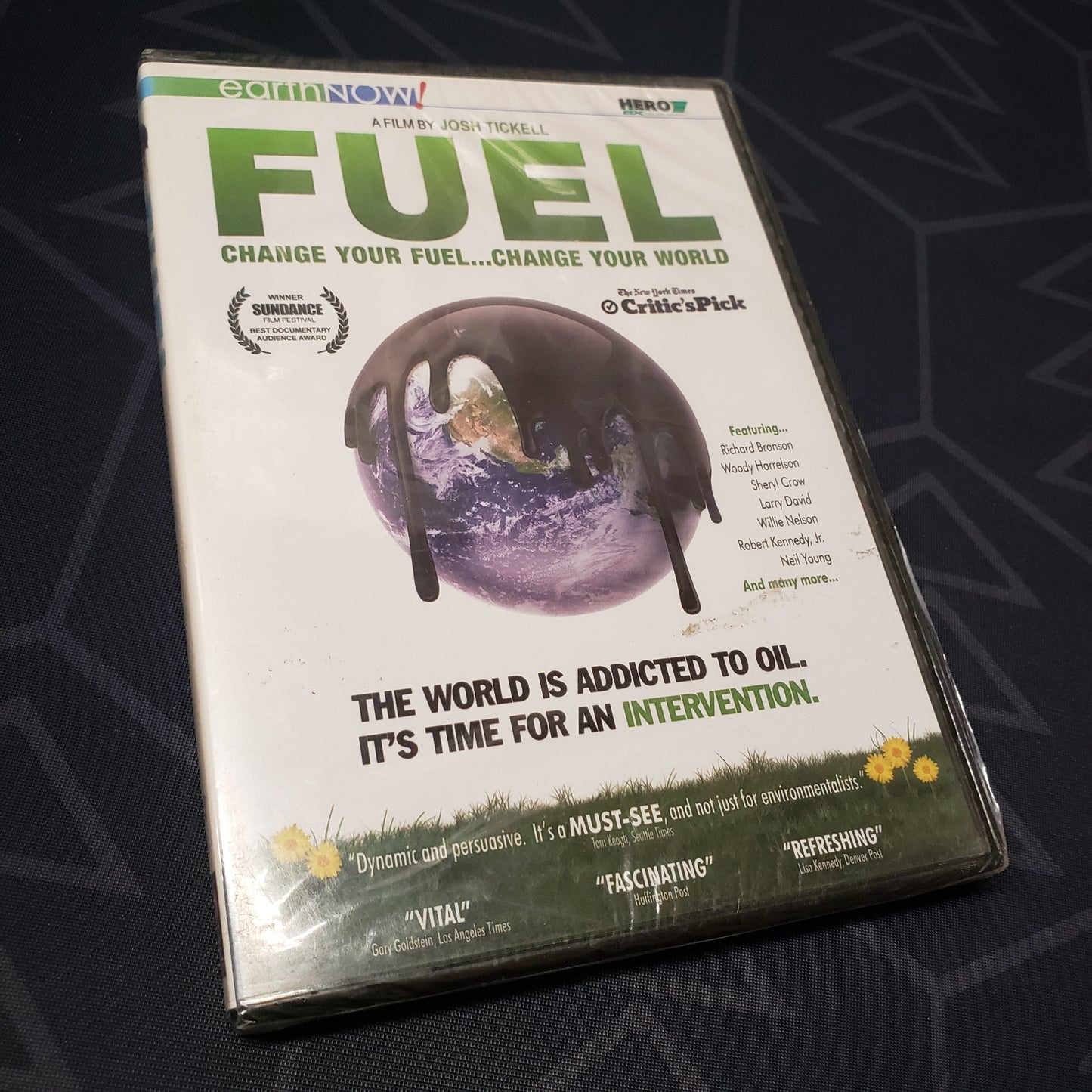 Image shows the front of the case for the movie Fuel: Change Your Fuel, Change Your World on DVD