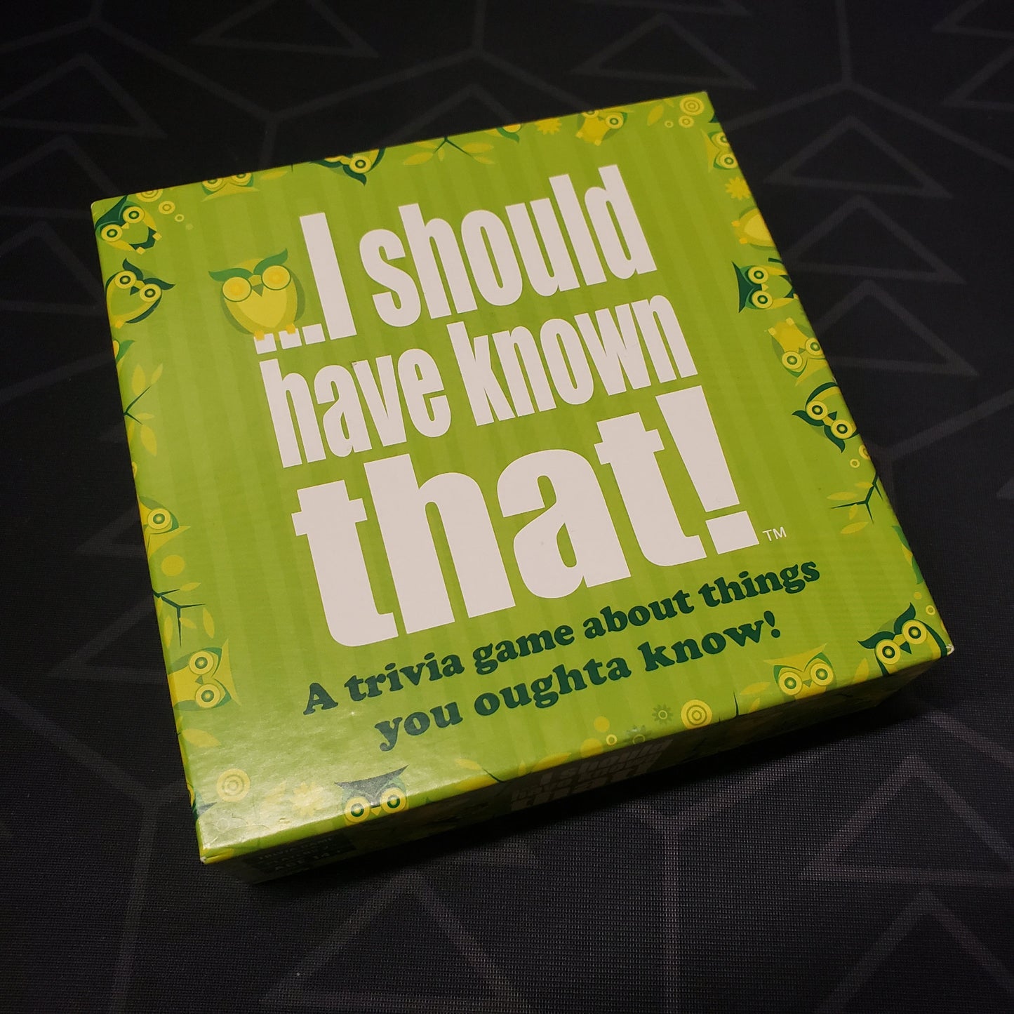 Image shows the front cover of the box for the ...I should have known that! card game
