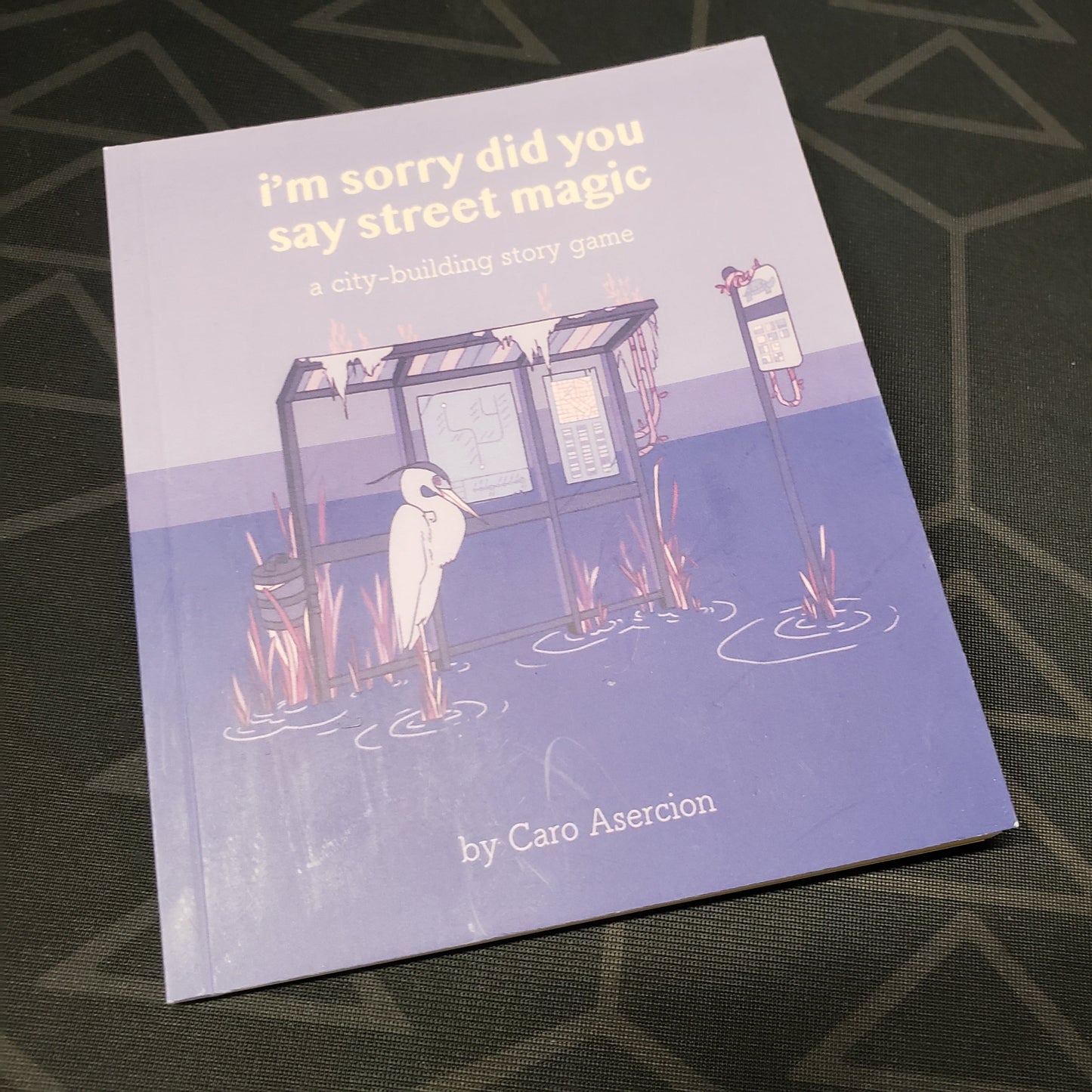 Image shows the front cover of the roleplaying game book "i'm sorry did you say street magic"