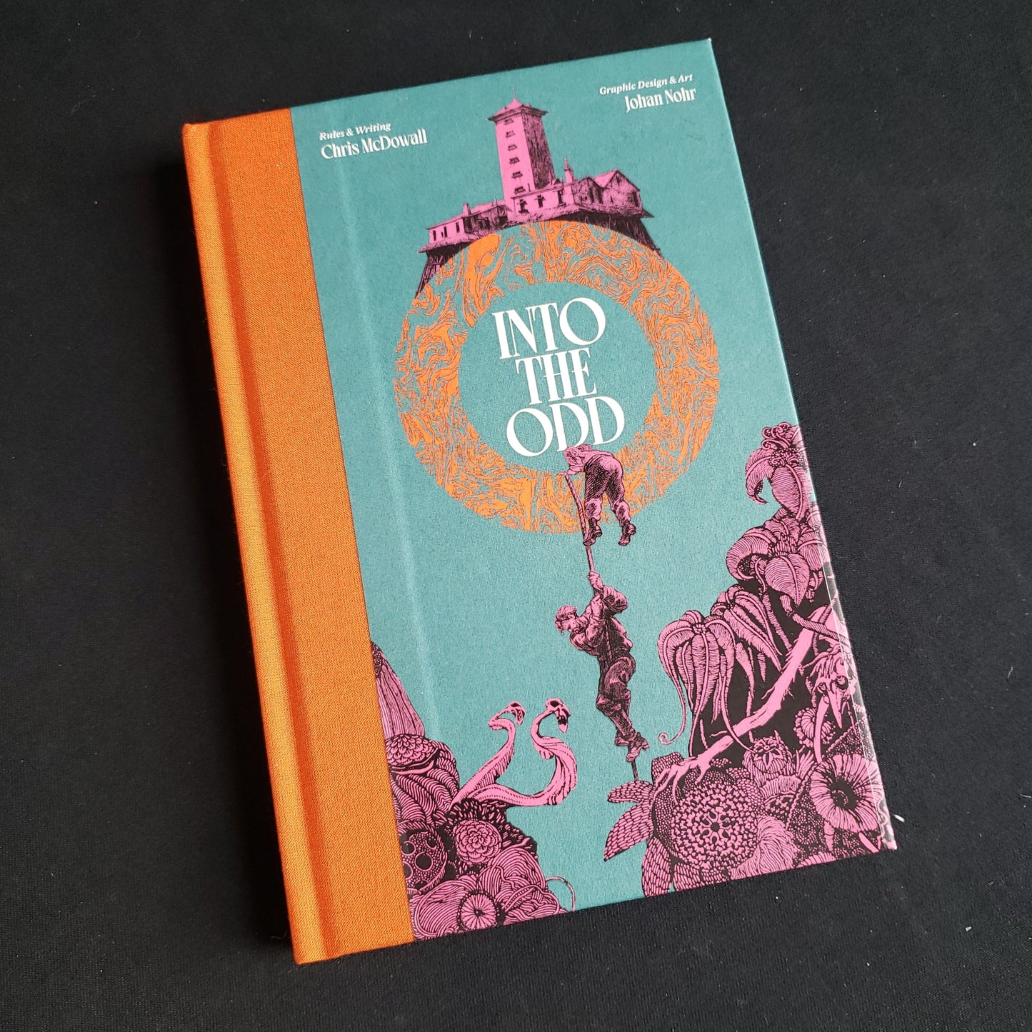 Image shows the front cover of the Into The Odd roleplaying game book