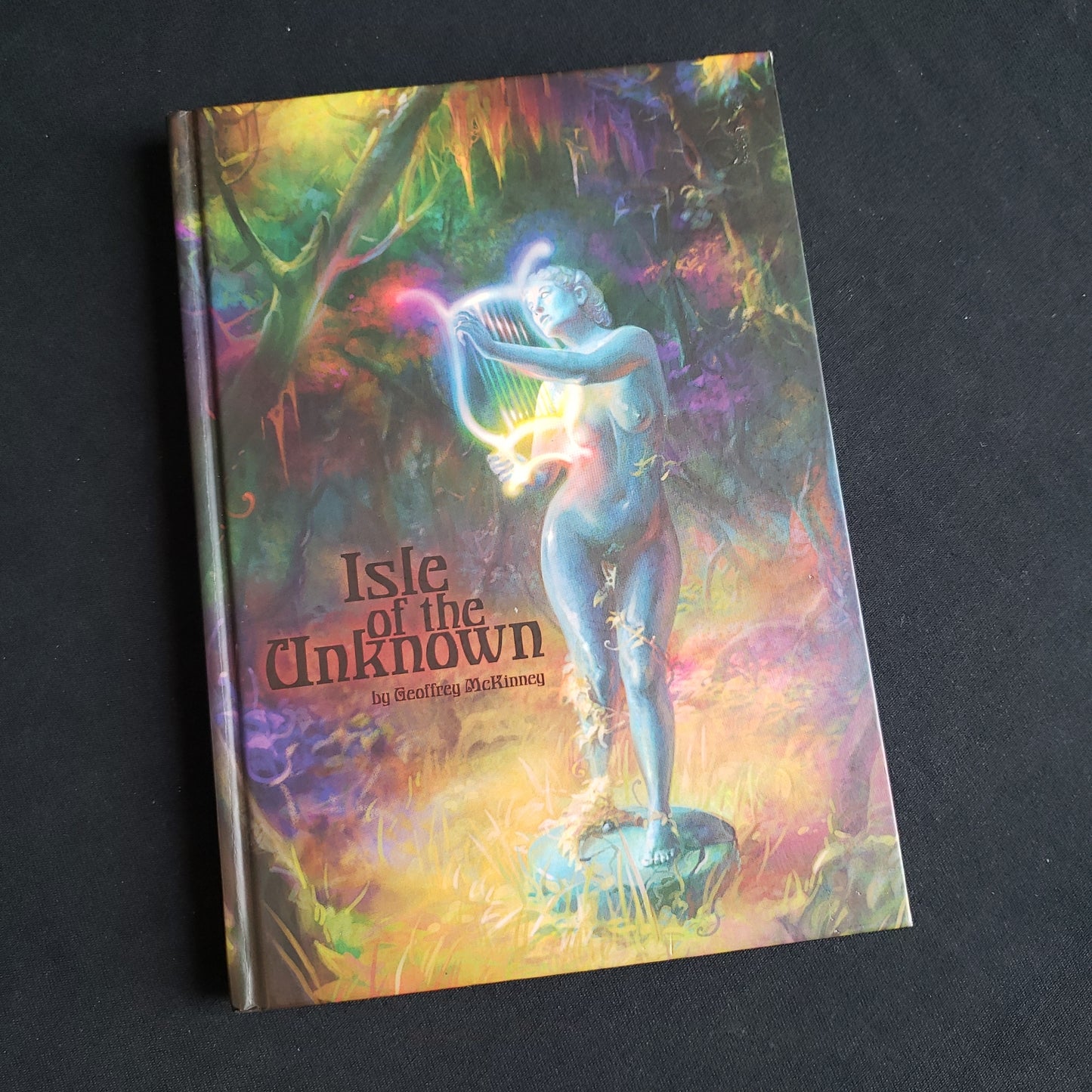 Image shows the front cover of the Isle of the Unknown roleplaying game book