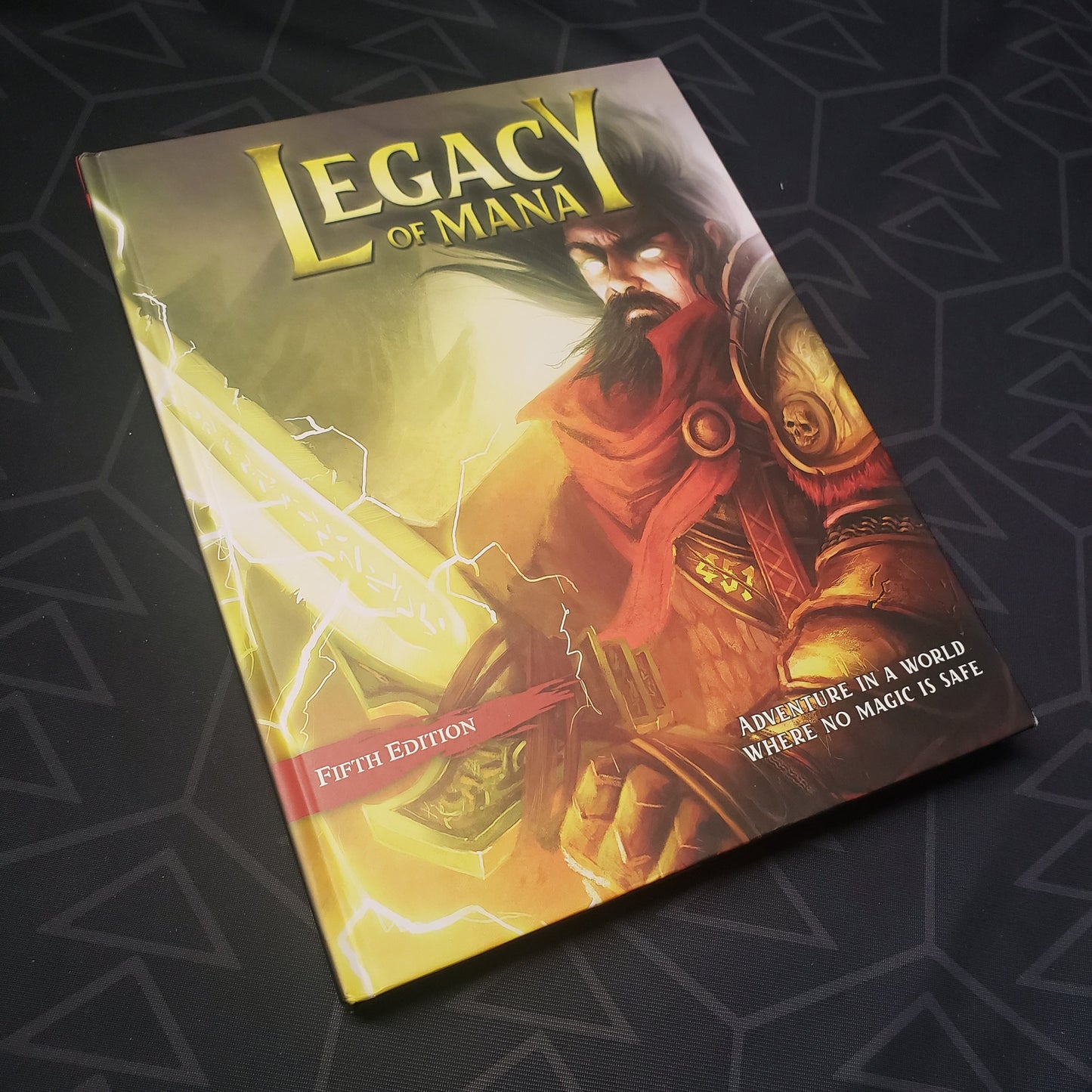 Image shows the front cover of the Legacy of Mana (5E) roleplaying game book