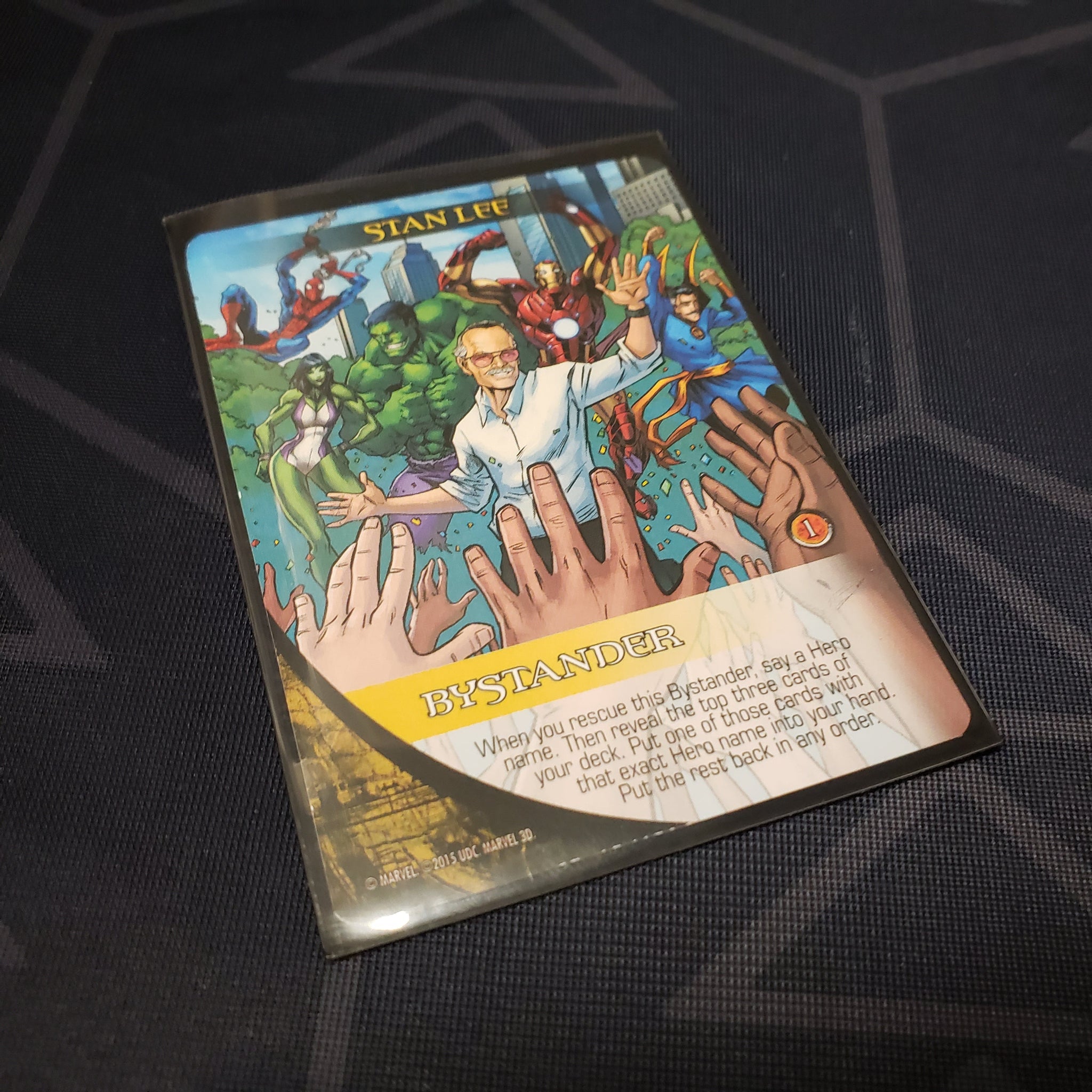 Legendary Marvel: Stan Lee Bystander Promo – All Systems Go Games
