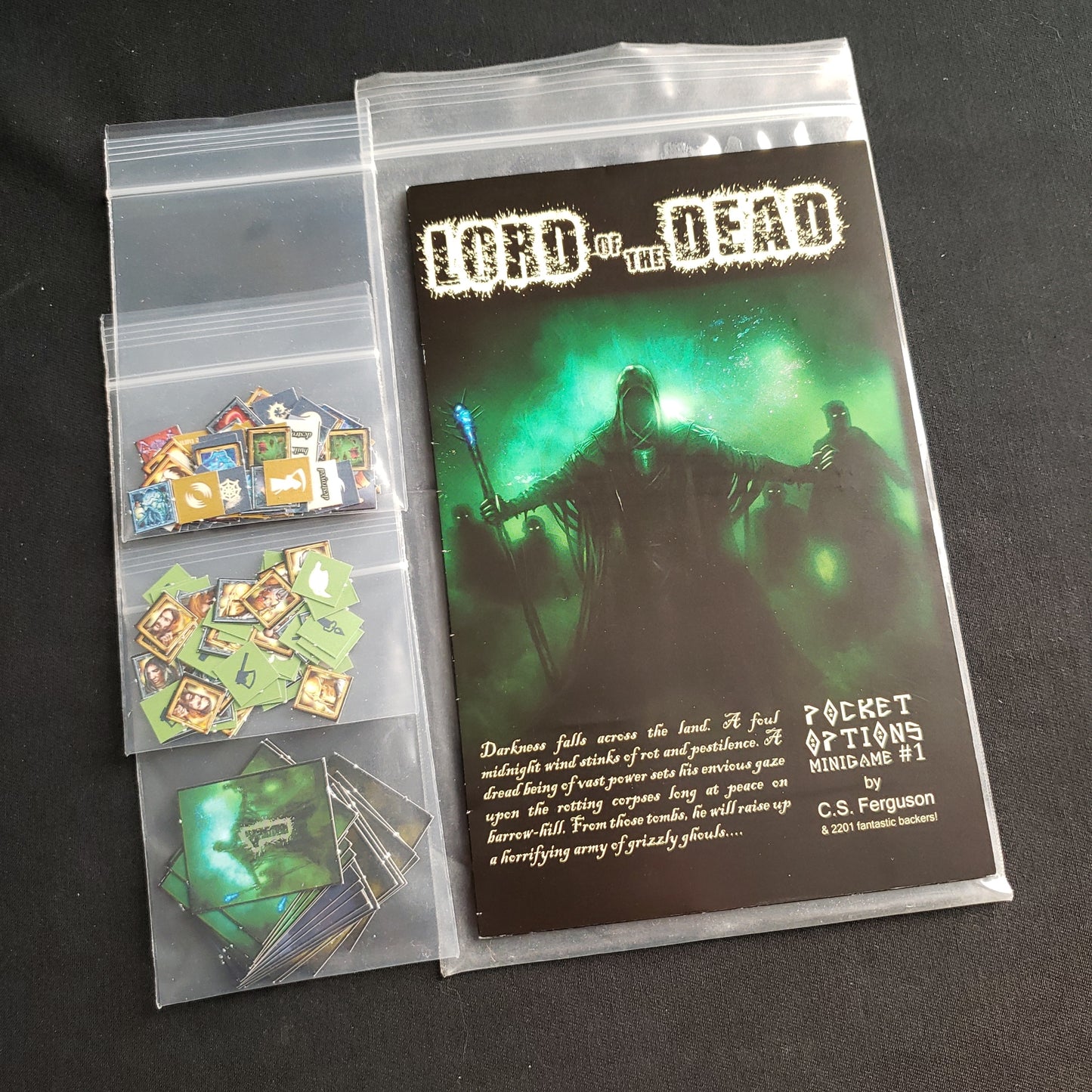 Image shows the front of the package for the Lord Of The Dead board game
