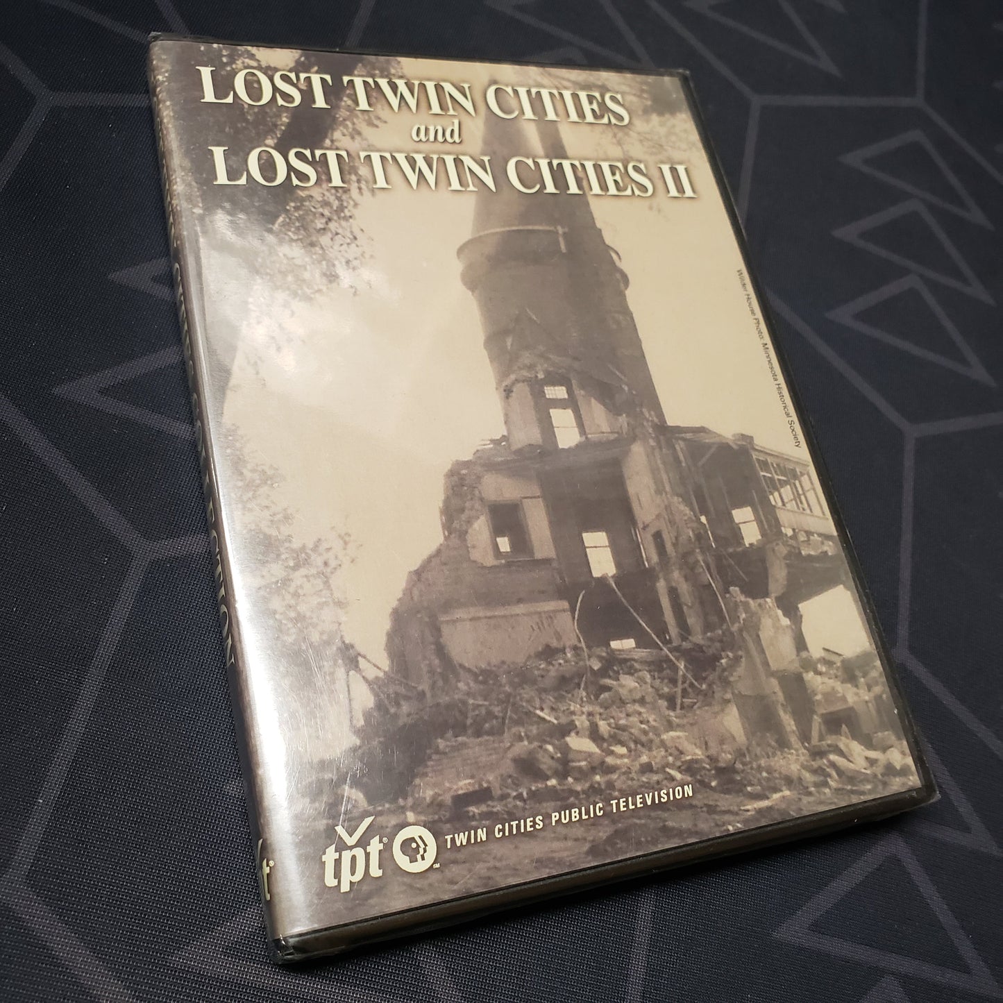 Image shows the front of the case for the movie Lost Twin Cities I & II on DVD