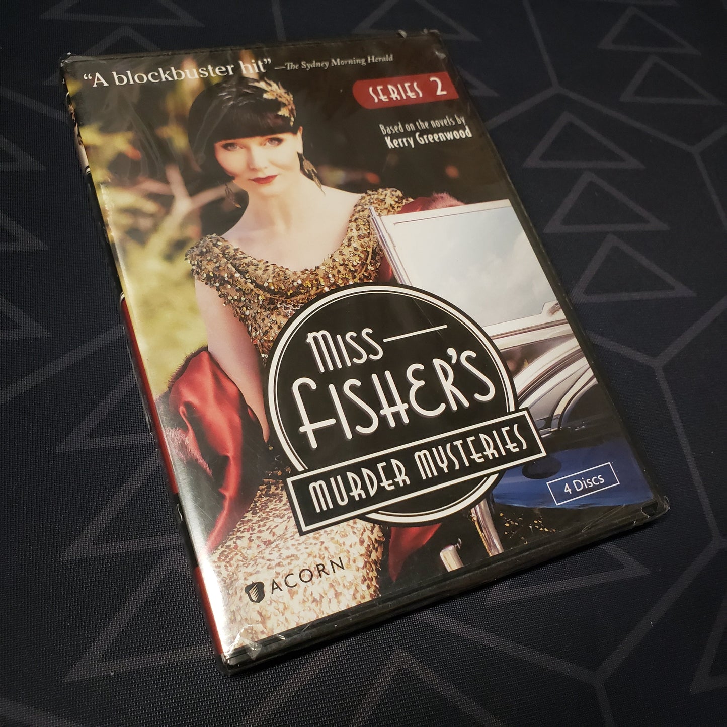 Image shows the front of the case for the second series of Miss Fisher's Murder Mysteries on DVD