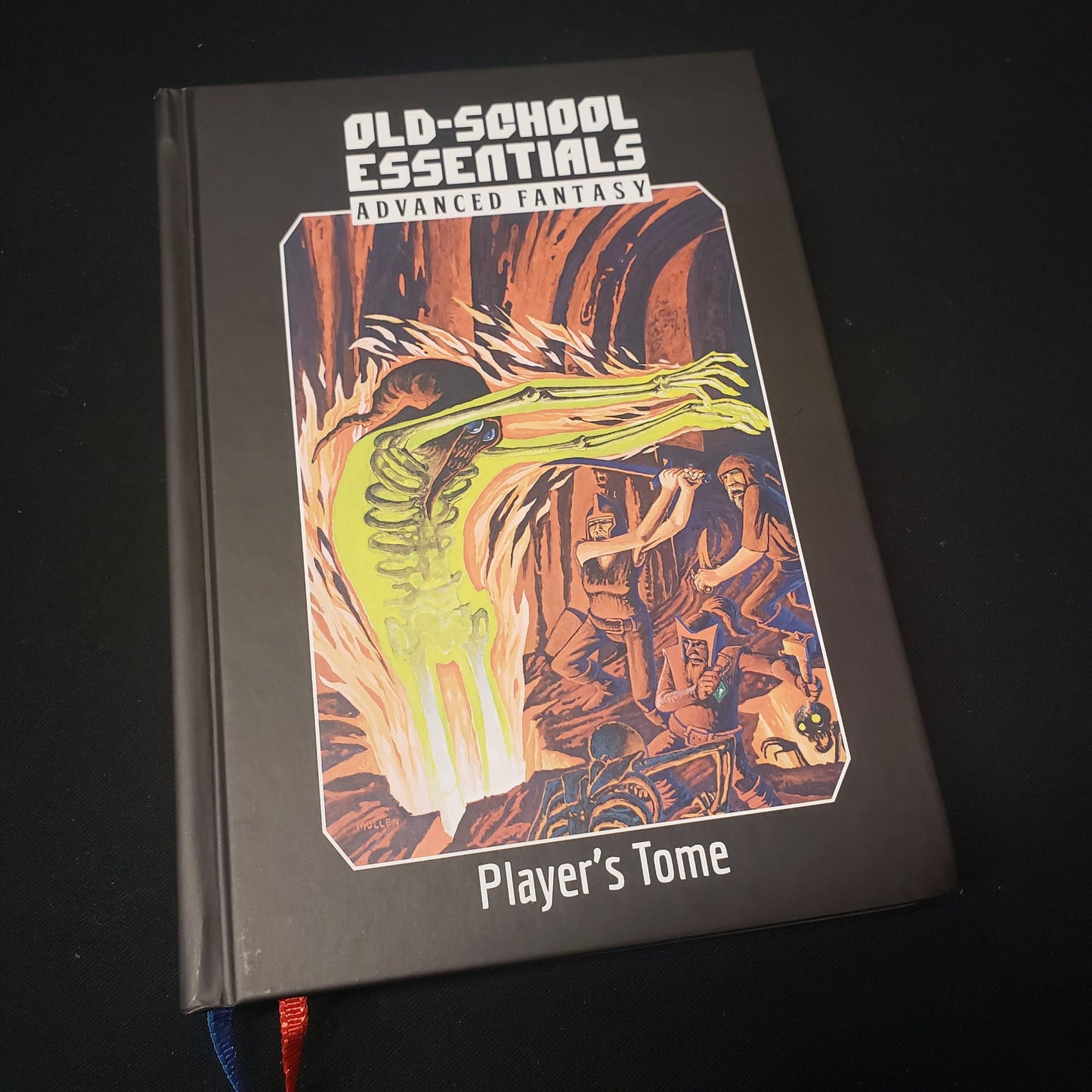 Image shows the front cover of the Advanced Fantasy: Player's Tome book for the roleplaying game Old-School Essentials