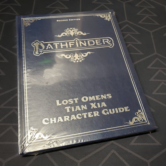 Image shows the front cover of the Lost Omens: Tian Xia Character Guide - Special Edition book for the Pathfinder 2E roleplaying game