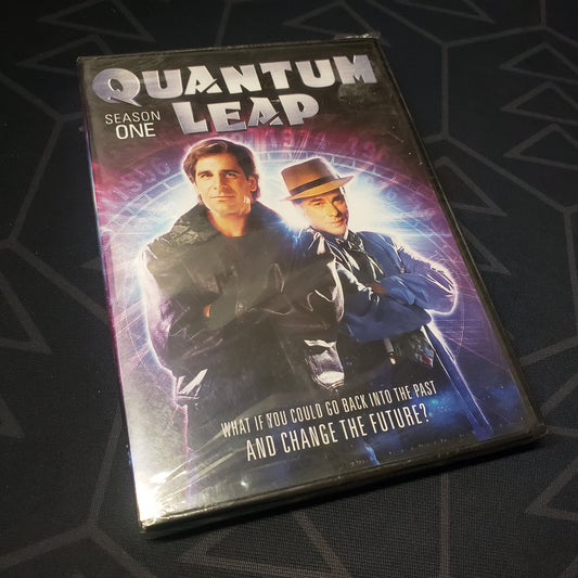 Image shows the front of the case for the first season of Quantum Leap on DVD