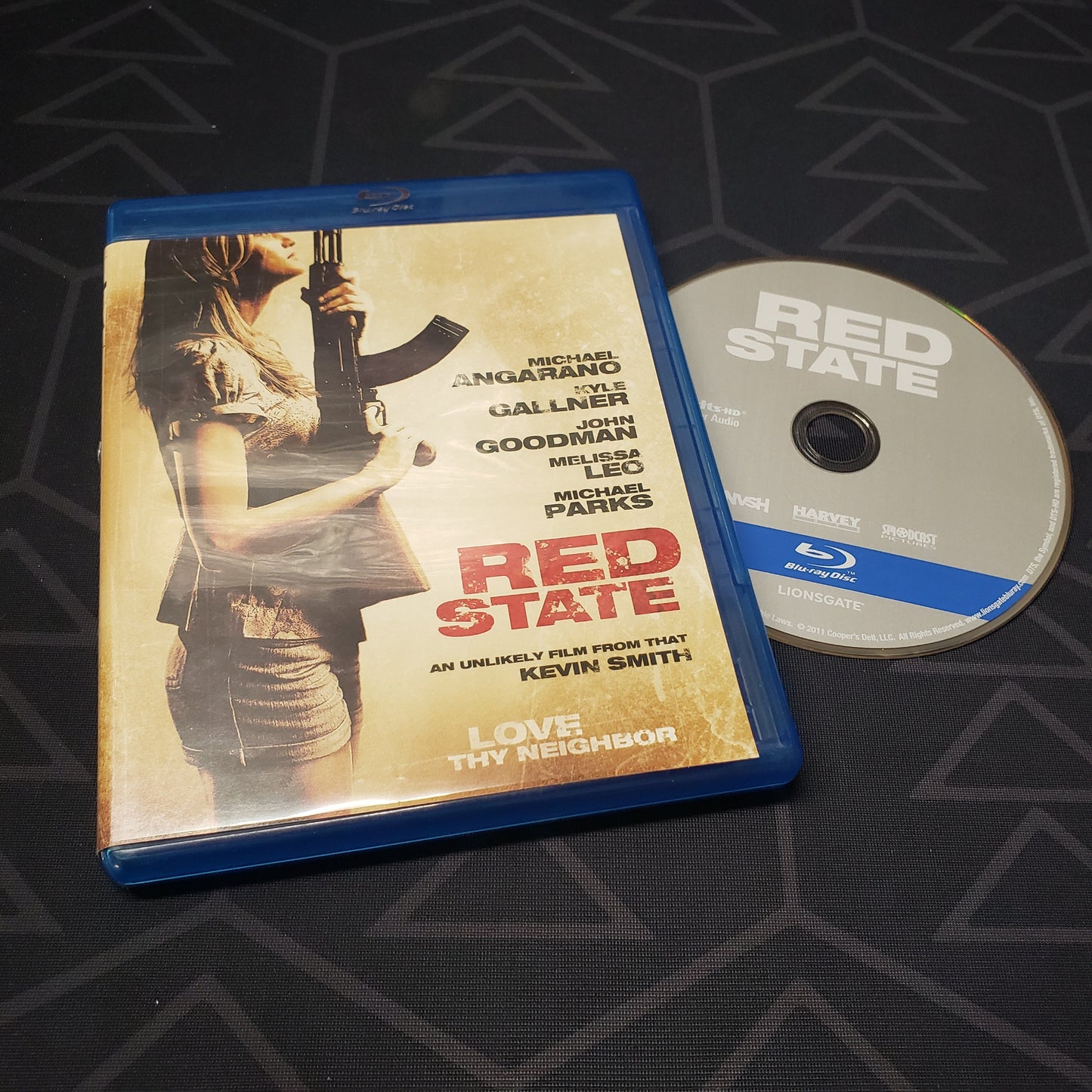 Image shows the case & disc for the movie Red State on Blu-Ray