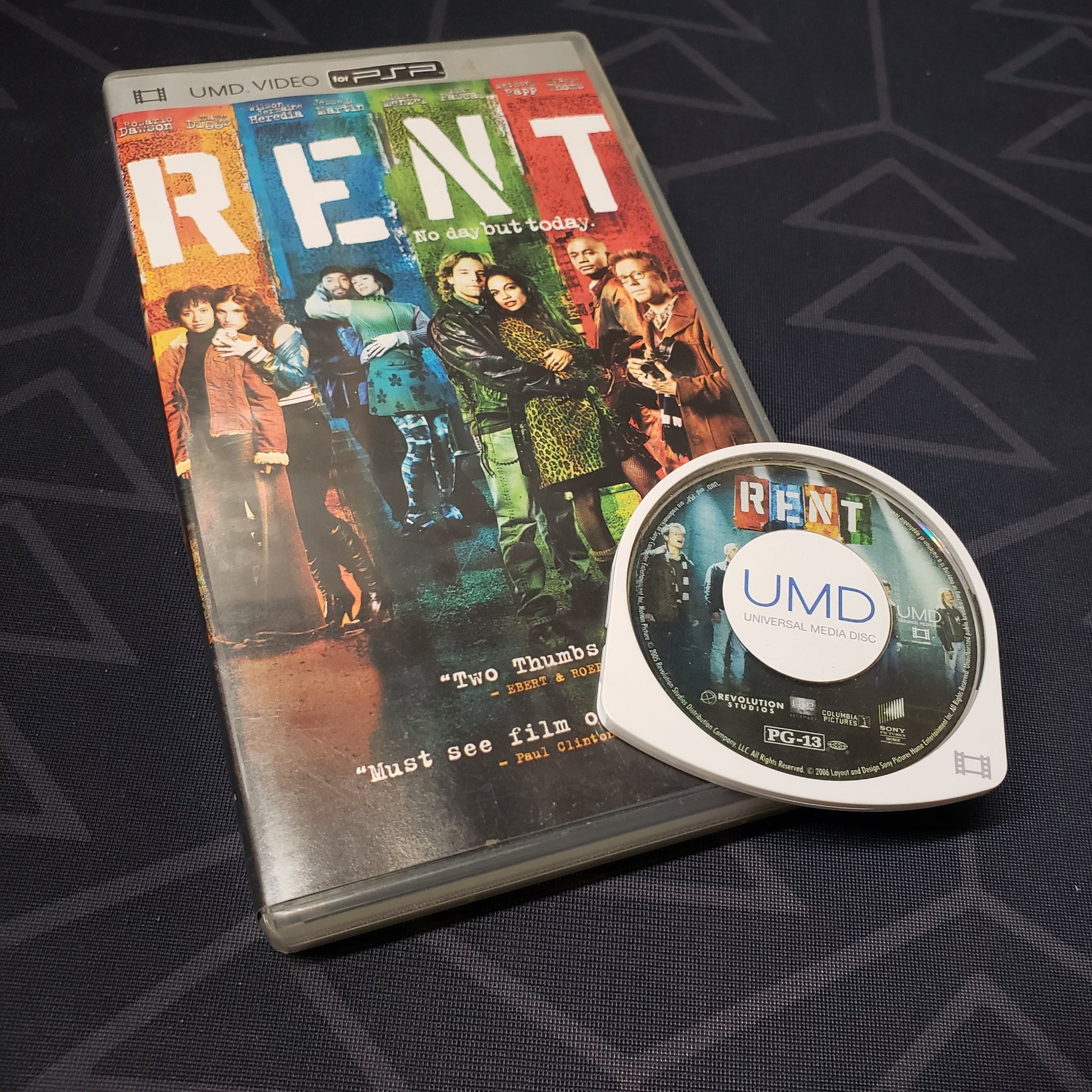 Image shows the case and UMD disc for the UMD Video movie Rent for Playstation Portable