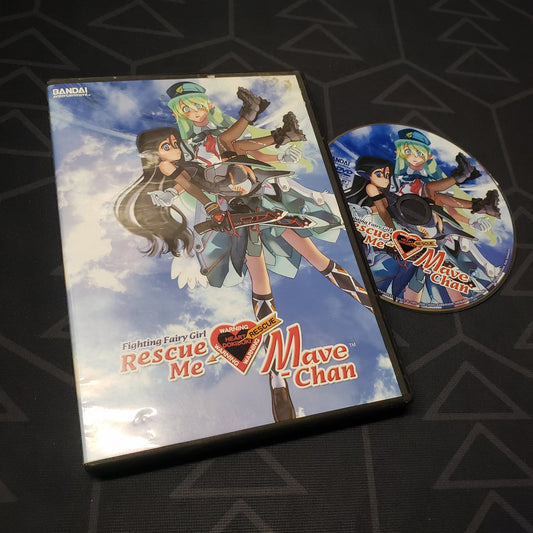 Image shows the case & disc for the anime OVA Rescue Me Mave-chan on DVD