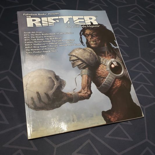 Image shows the front cover of The Rifter #36 book for the roleplaying game Rifts