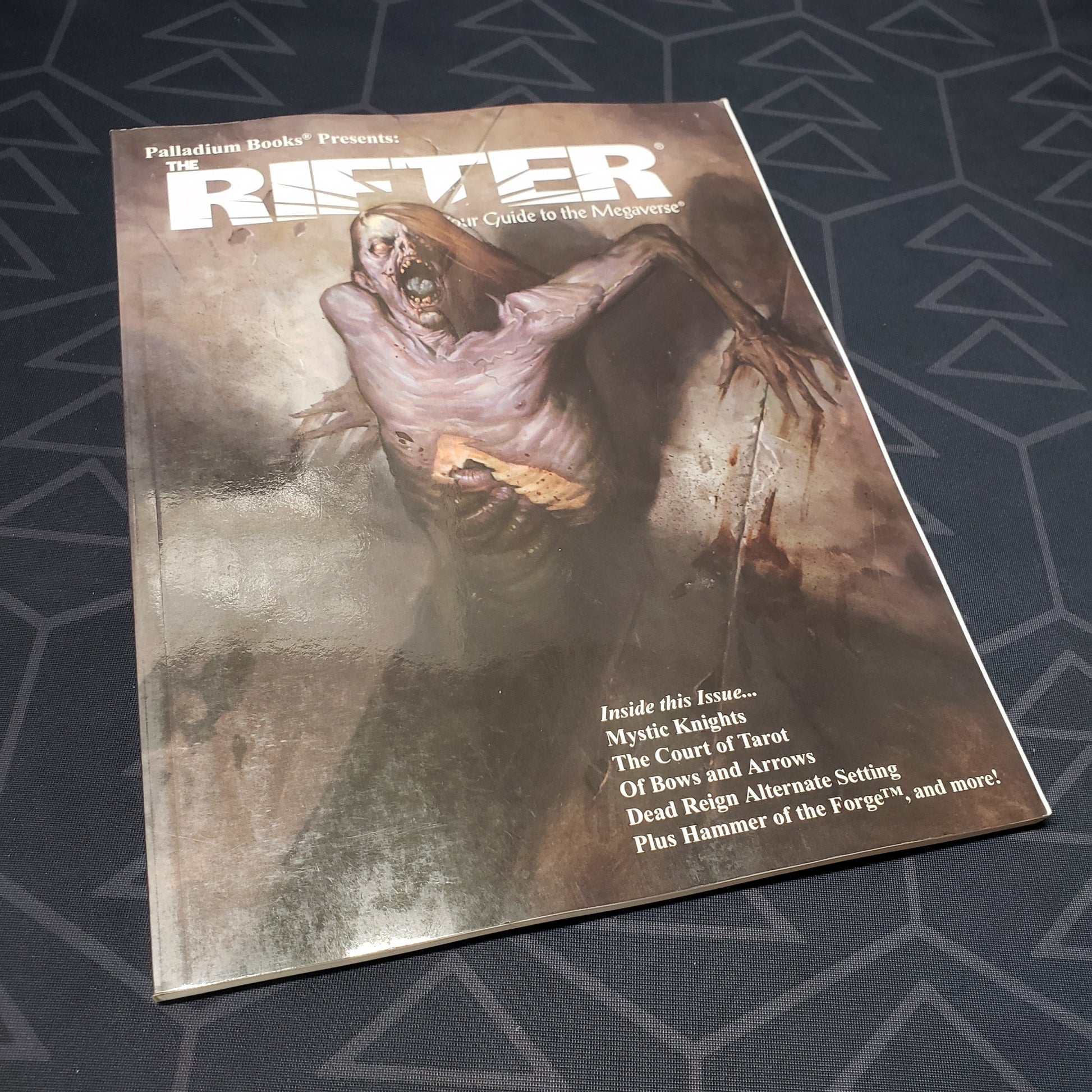 Image shows the front cover of The Rifter #45 book for the roleplaying game Rifts