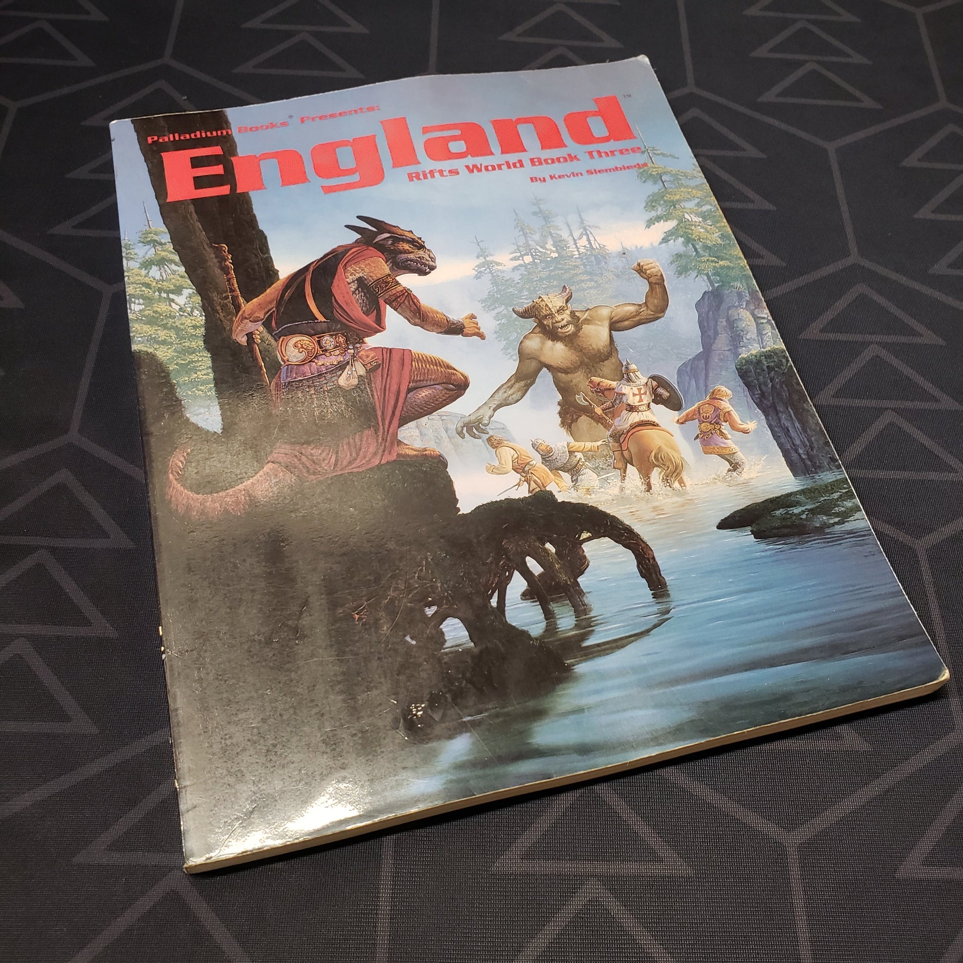 Image shows the front cover of the World Book 3: England book for the roleplaying game Rifts