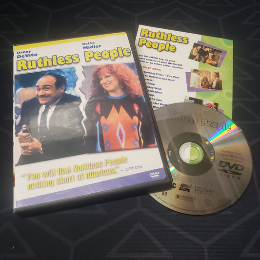 Image shows the case & disc for the movie Ruthless People on DVD