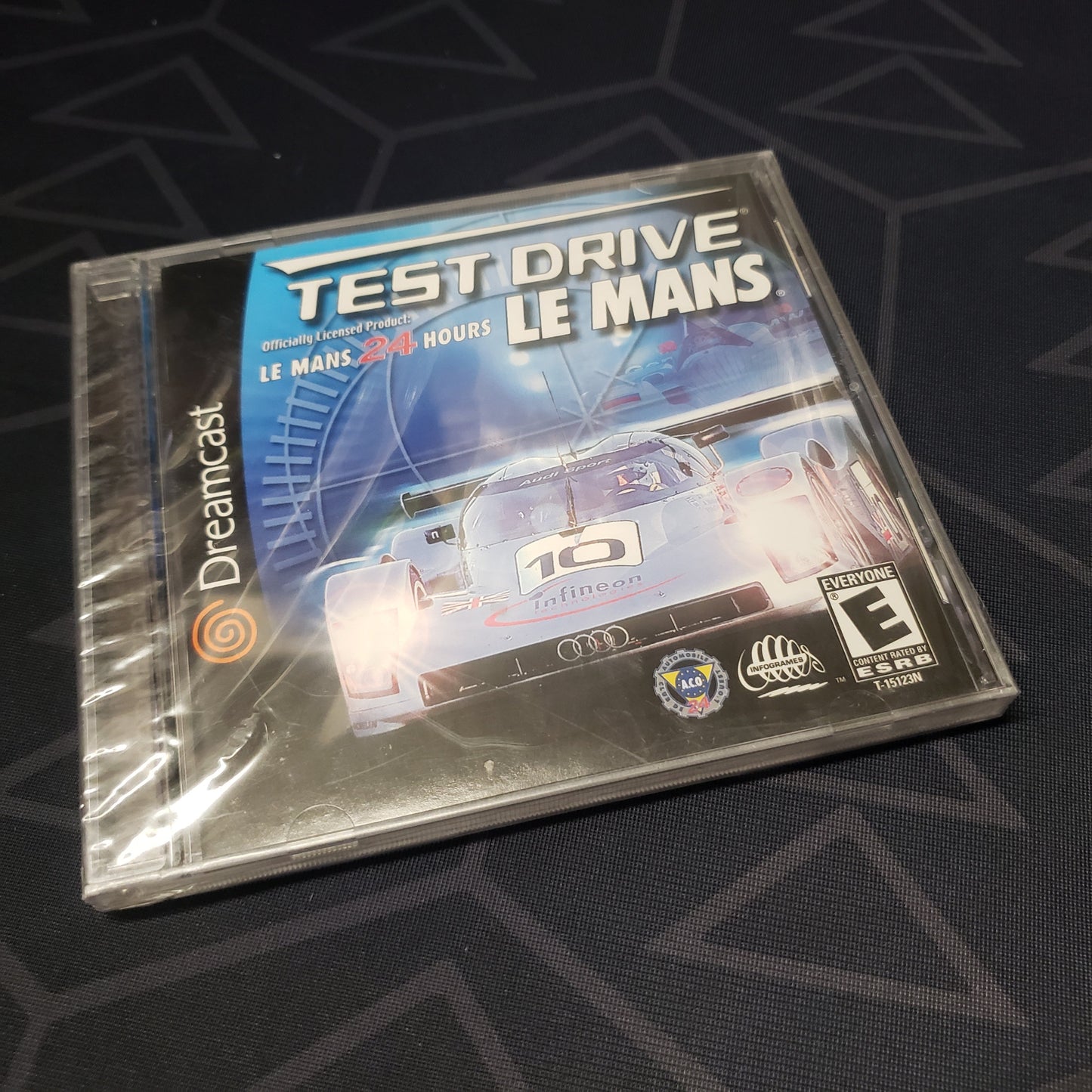 Image shows the front of the case for the video game Test Drive: le Mans for Sega Dreamcast