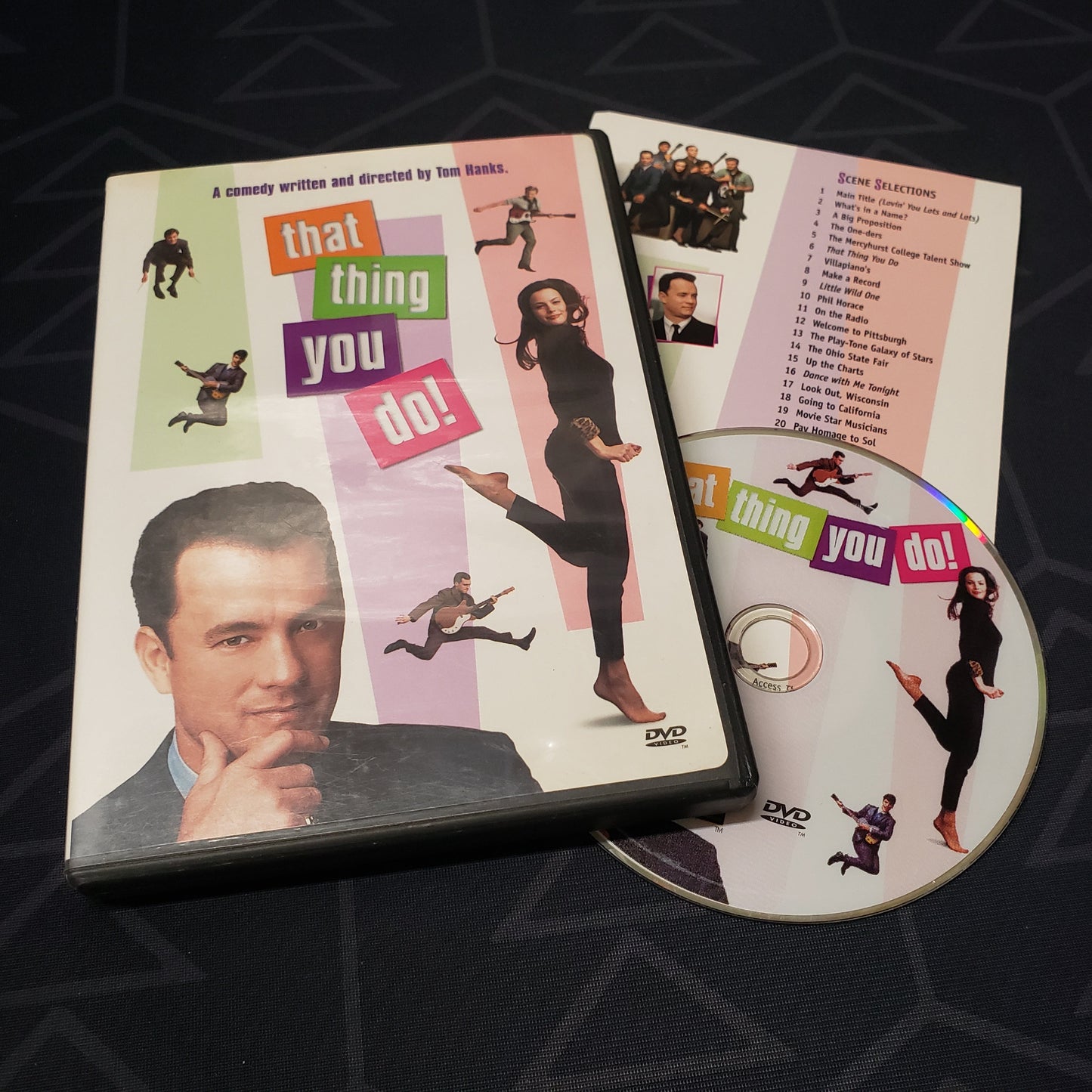 Image shows the case, insert & disc for the movie That Thing You Do! on DVD