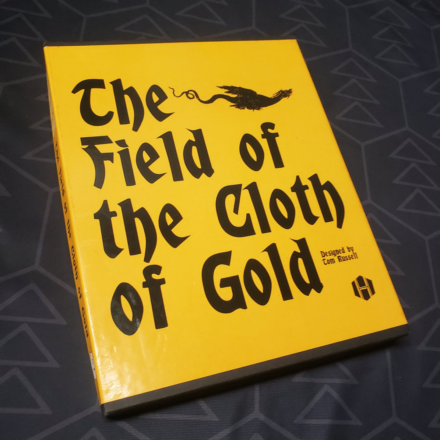 Image shows the front cover of the box for the board game The Field of the Cloth of Gold