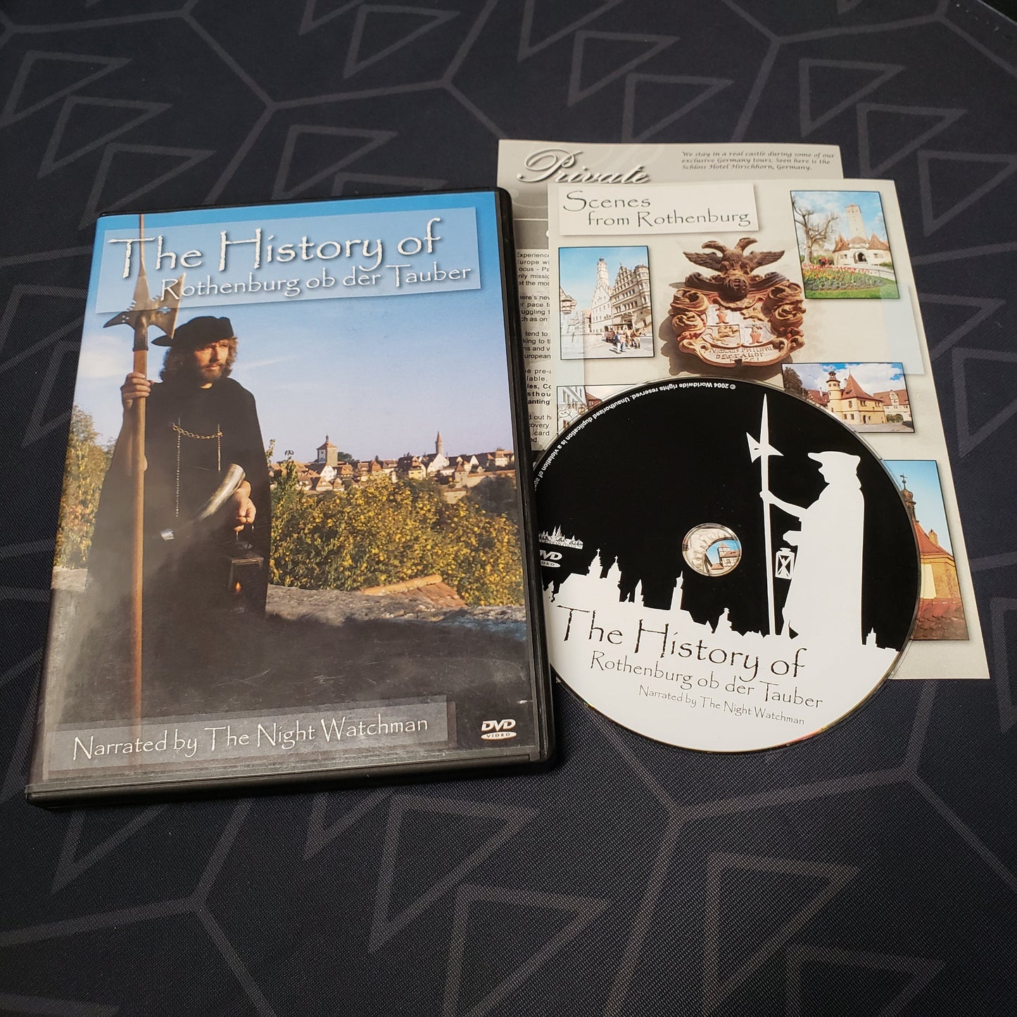 Image shows the case & disc for the movie The History of Rothenburg ob der Tauber on DVD