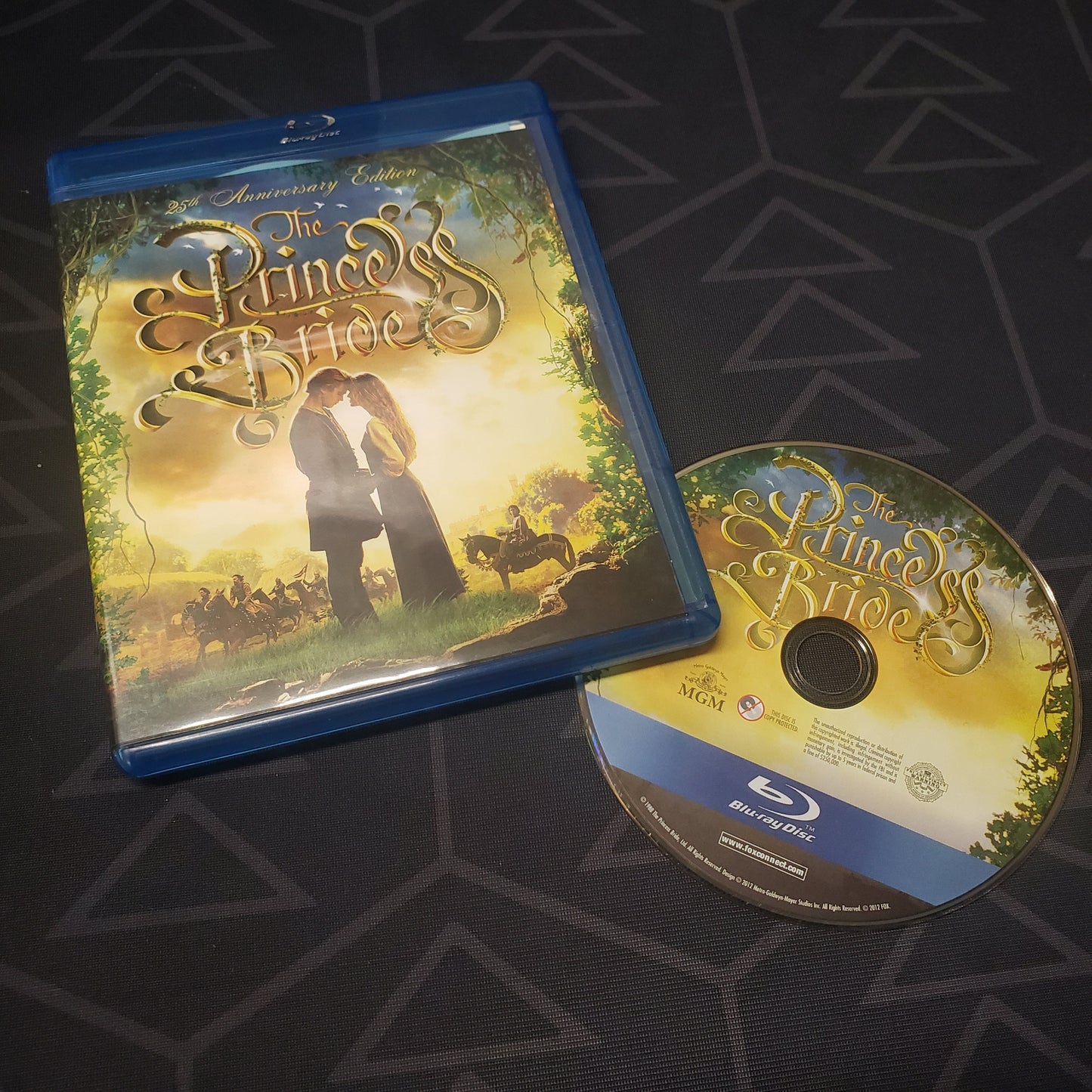 Image shows the case & disc for the movie The Princess Bride on Blu-Ray