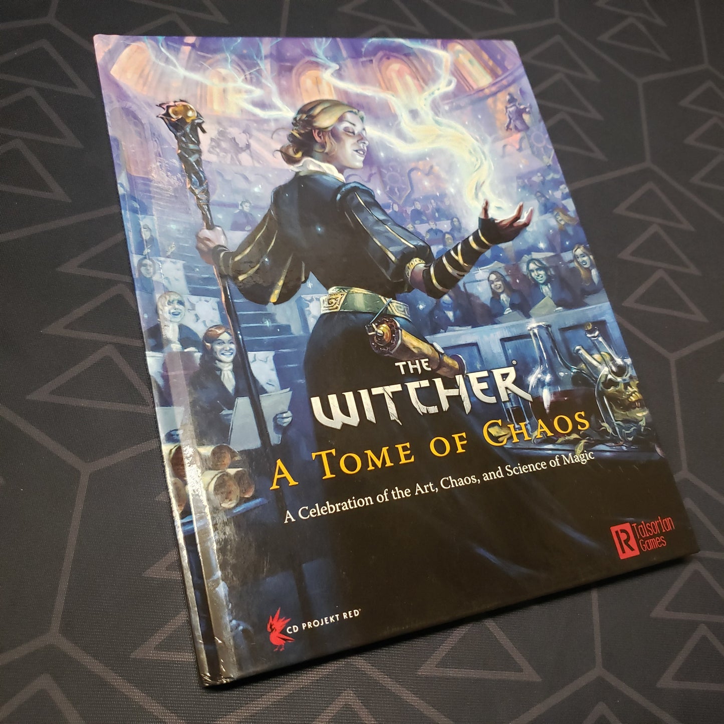 Image shows the front cover of the Tome of Chaos book for the Witcher roleplaying game