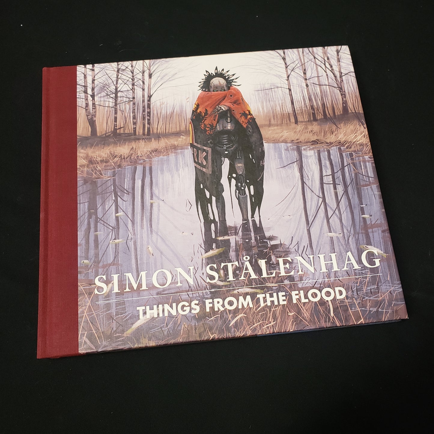 Image shows the front cover of the art book for the Things from the Flood roleplaying game