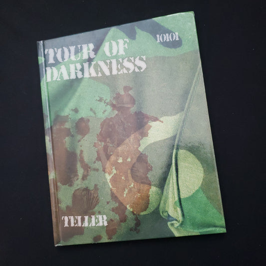 Image shows the front cover of the Tour of Darkness roleplaying game book