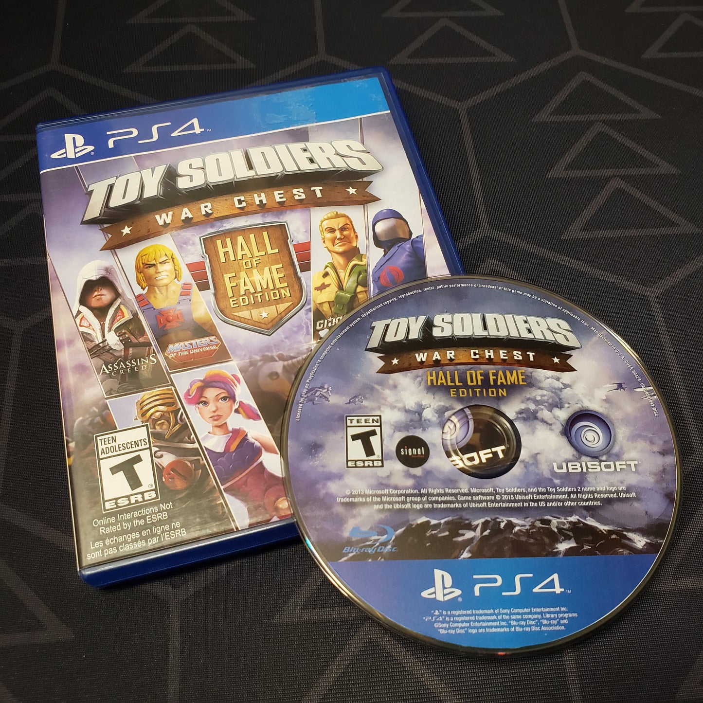 Image shows the case & disc for the video game Toy Soldiers War Chest for Playstation 4