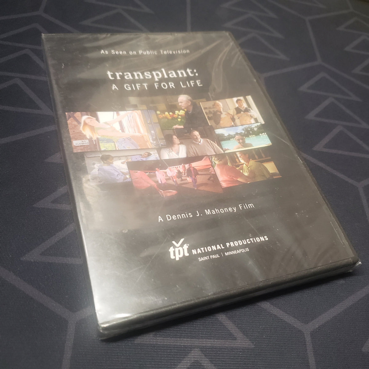 Image shows the front of the case for the movie Transplant: A Gift for Life on DVD