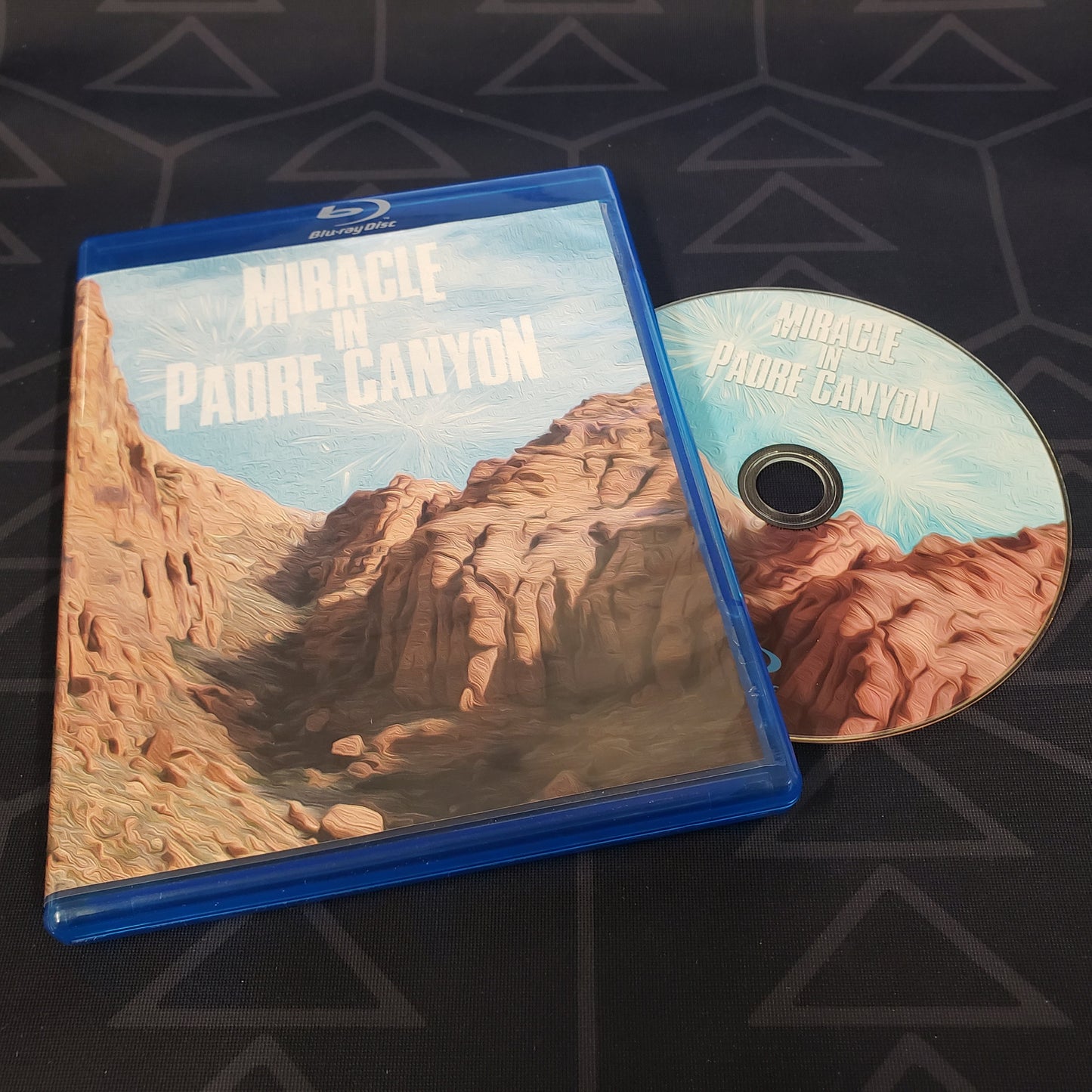 Image shows the case & disc for the movie Tuachan: Miracle in Padre Canyon on Blu-Ray