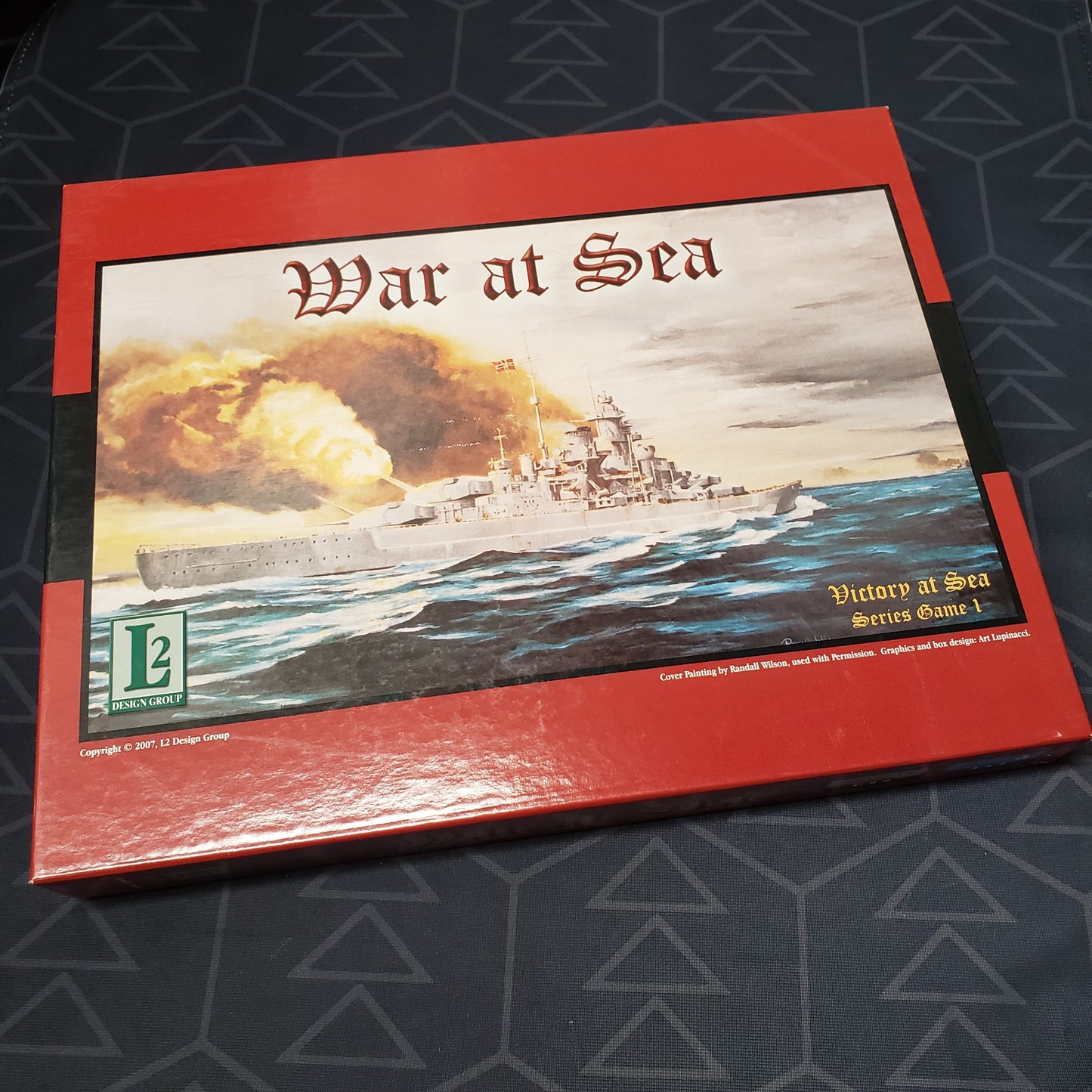 Image shows the front cover of the box for the War At Sea (Third Edition) board game