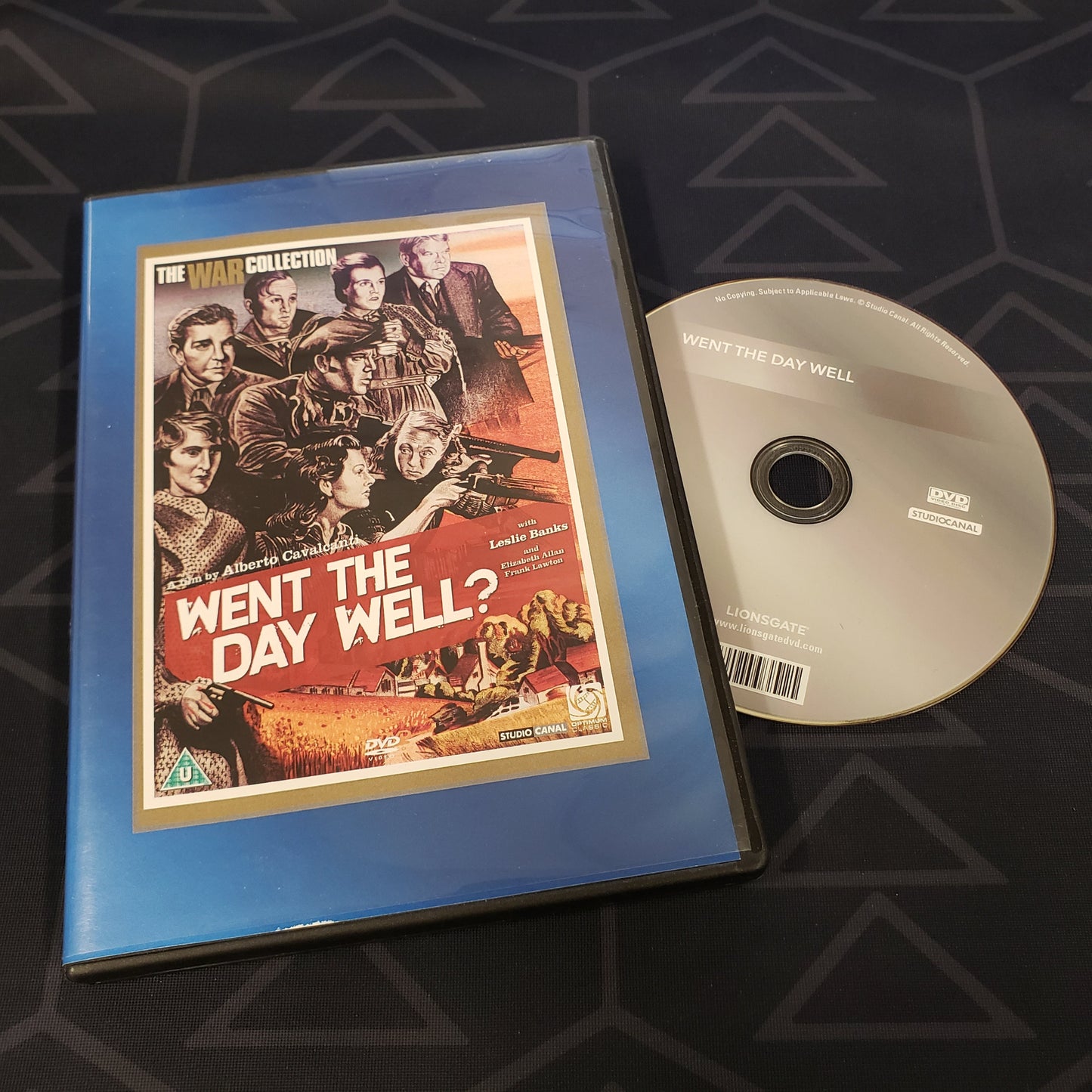 Image shows the case & disc for the movie Went the Day Well? on DVD