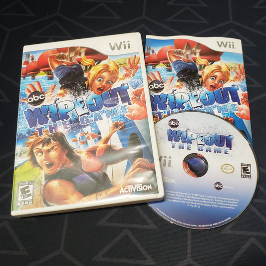 Image shows the case, manual & disc for the video game Wipeout: The Game for Nintendo Wii