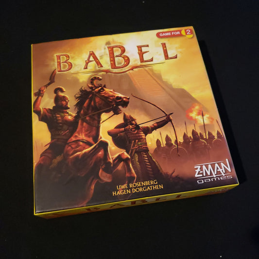 Babel board game - front cover of box